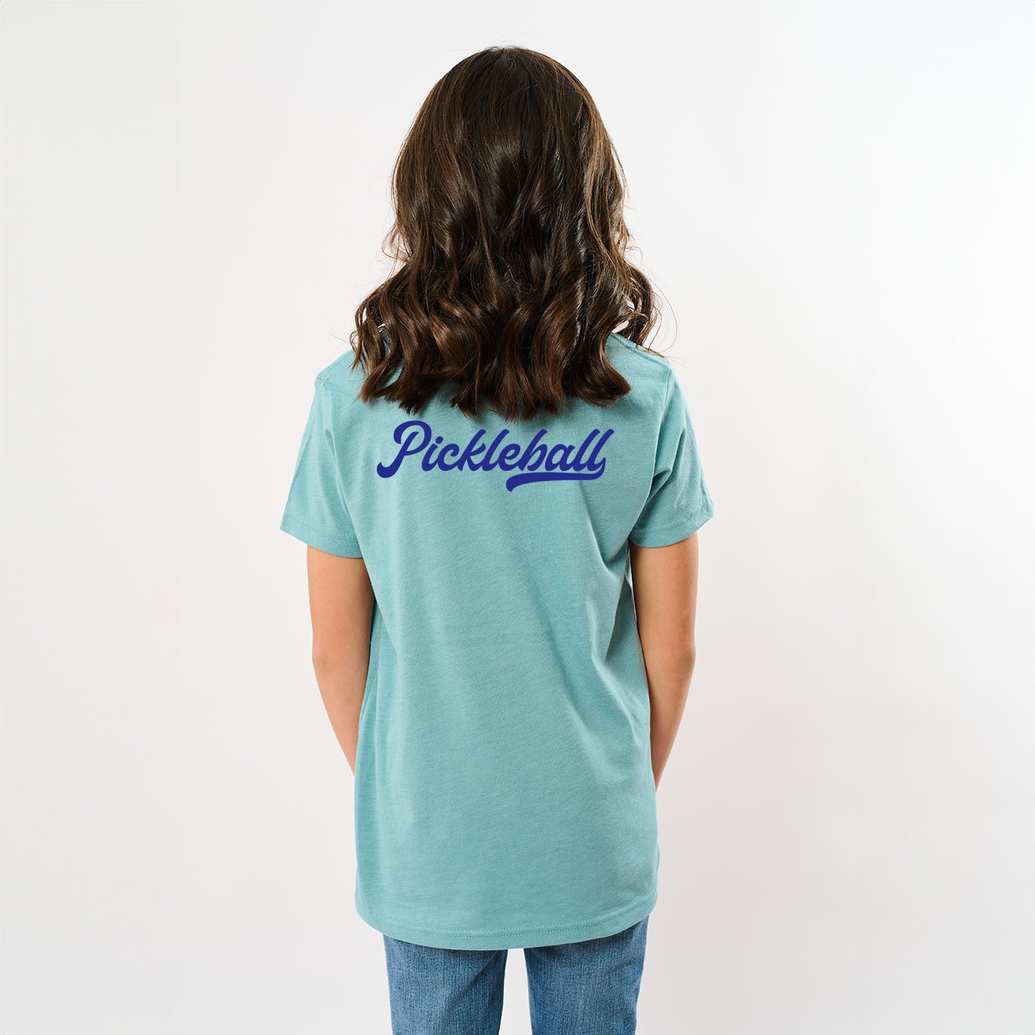 Pickleball Front And Back | Youth Graphic Short Sleeve Tee
