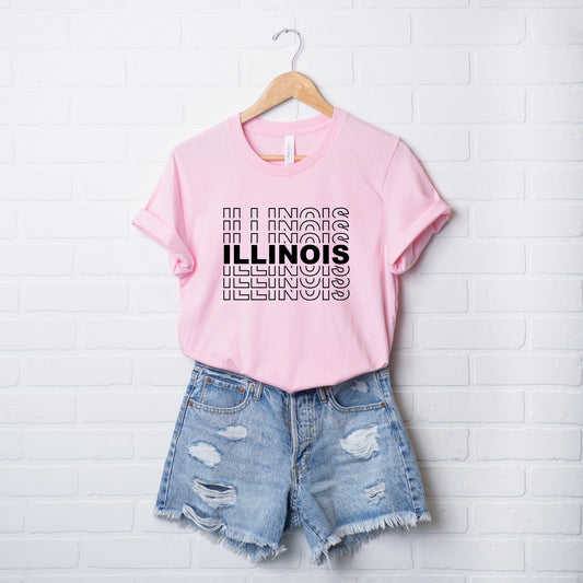 Illinois | Short Sleeve Graphic Tee