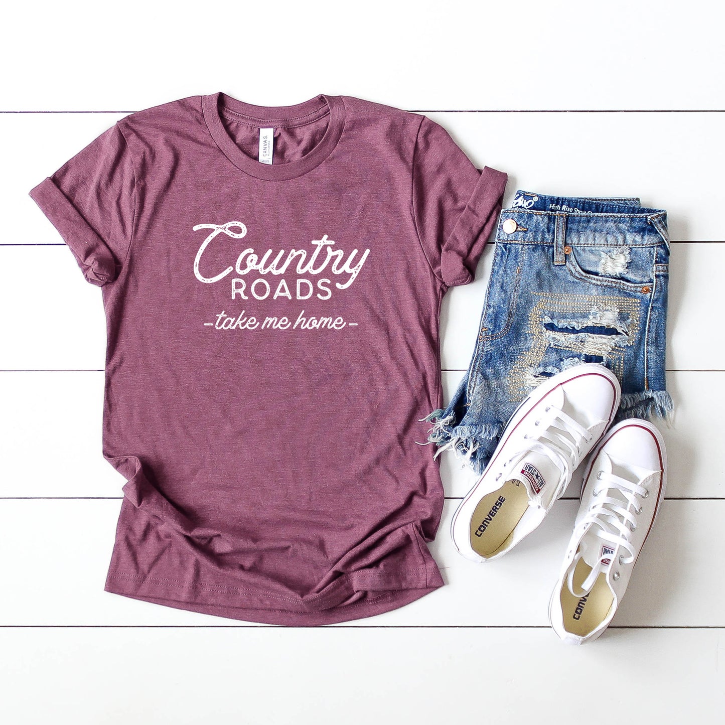 Country Roads Take Me Home | Short Sleeve Graphic Tee