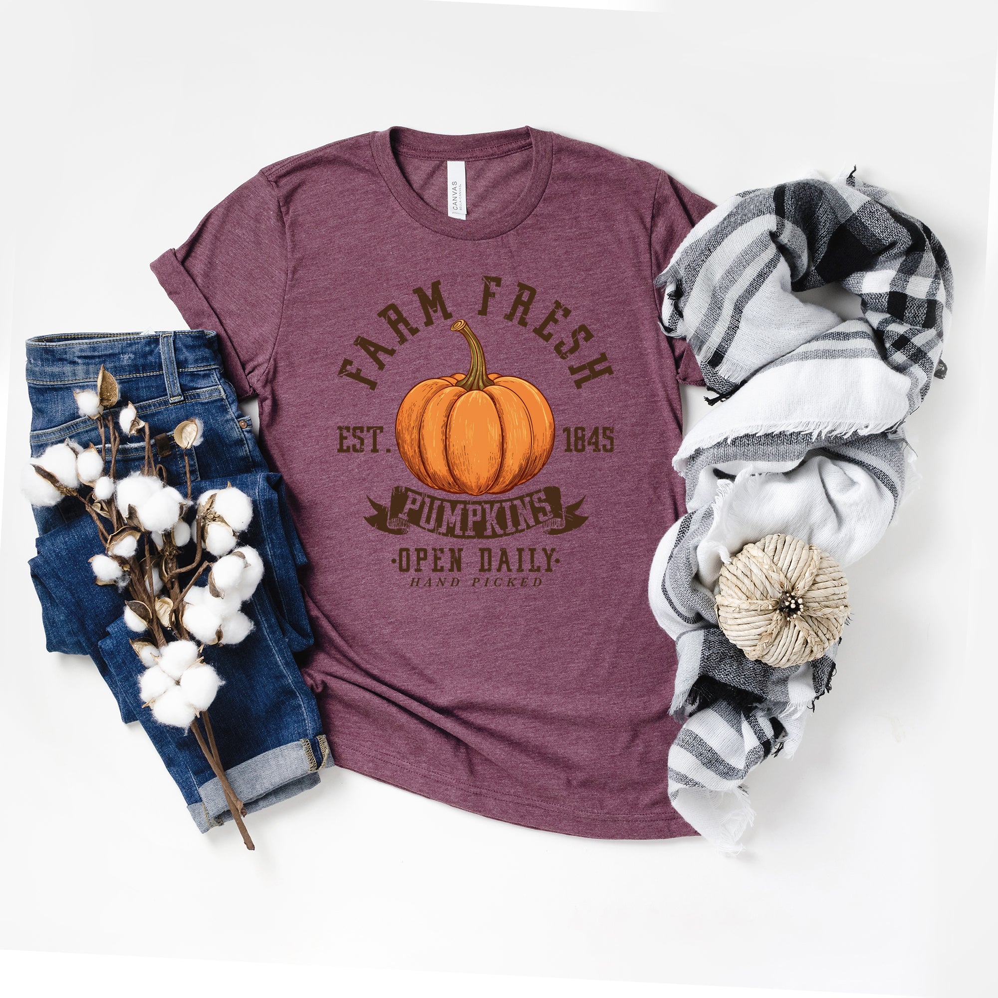 Farm Fresh Open Daily | Short Sleeve Crew Neck