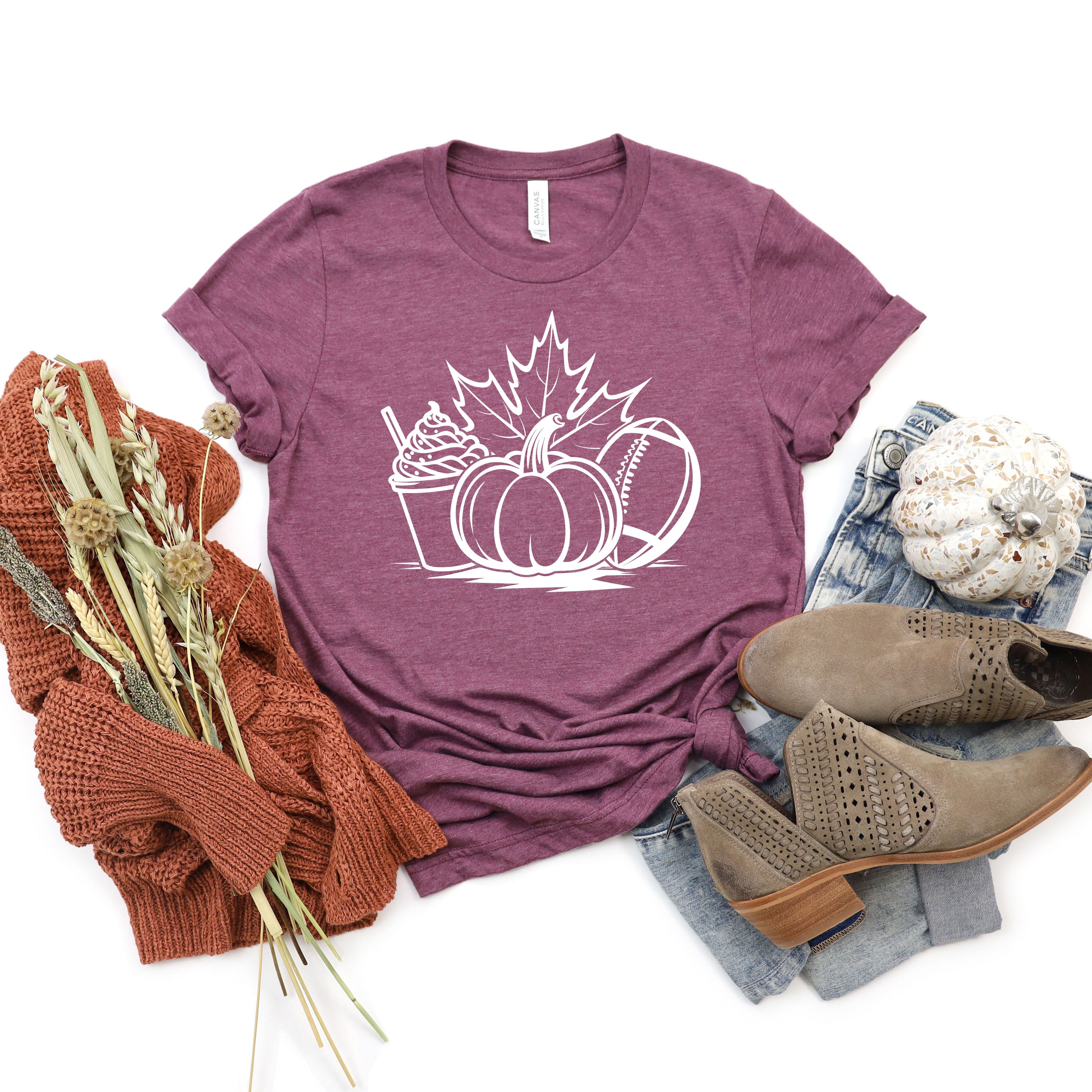 Fall Collage | Short Sleeve Crew Neck