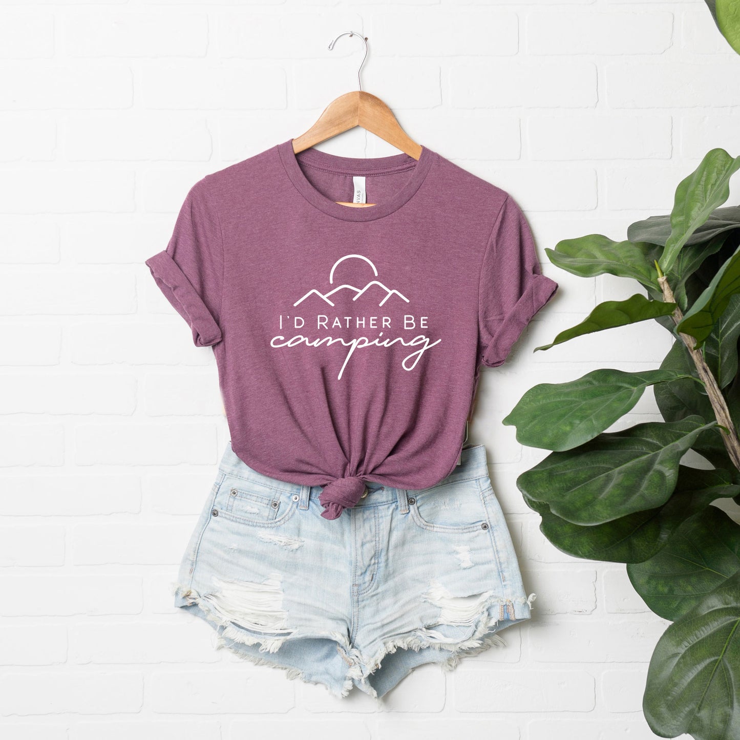 I'd Rather Be Camping | Short Sleeve Graphic Tee