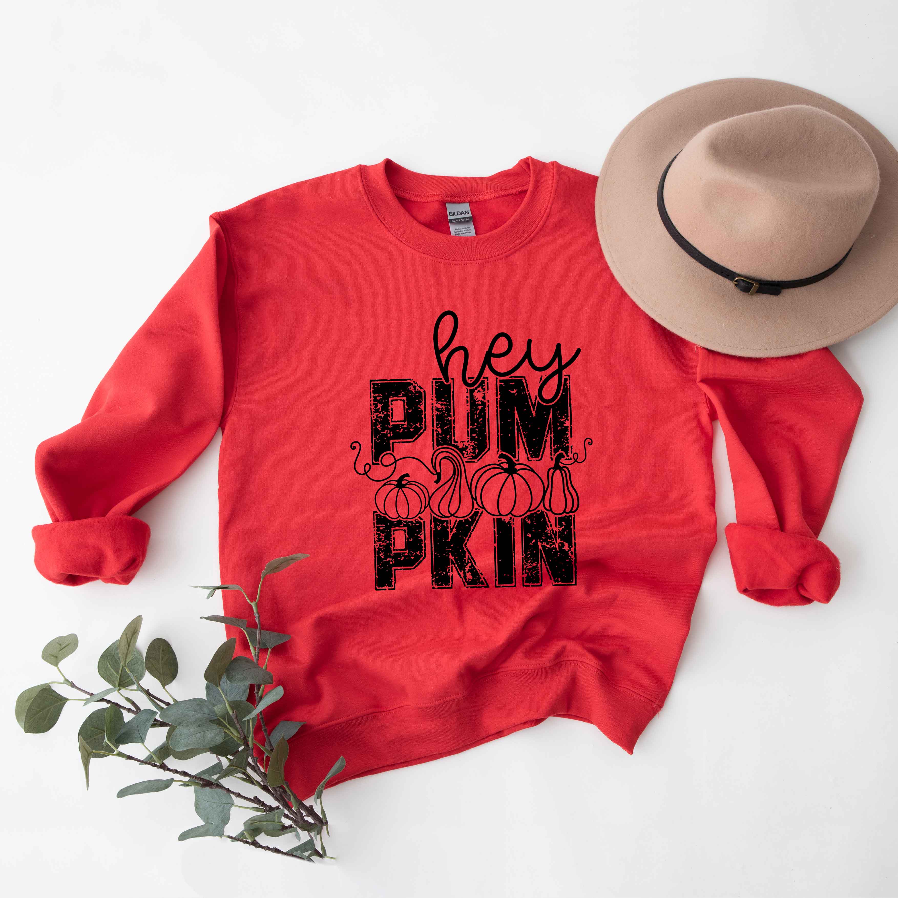 Hey Pumpkin Distressed | Sweatshirt