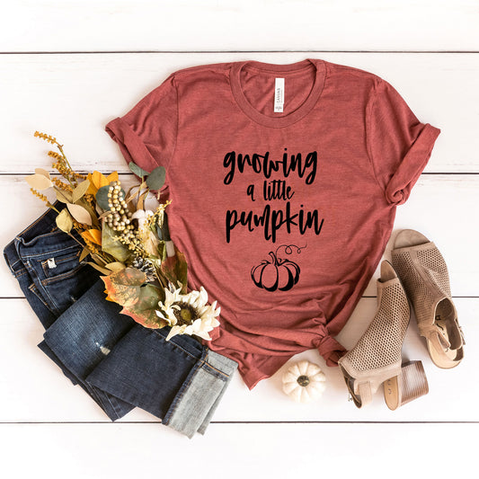 Growing A Little Pumpkin | Short Sleeve Graphic Tee