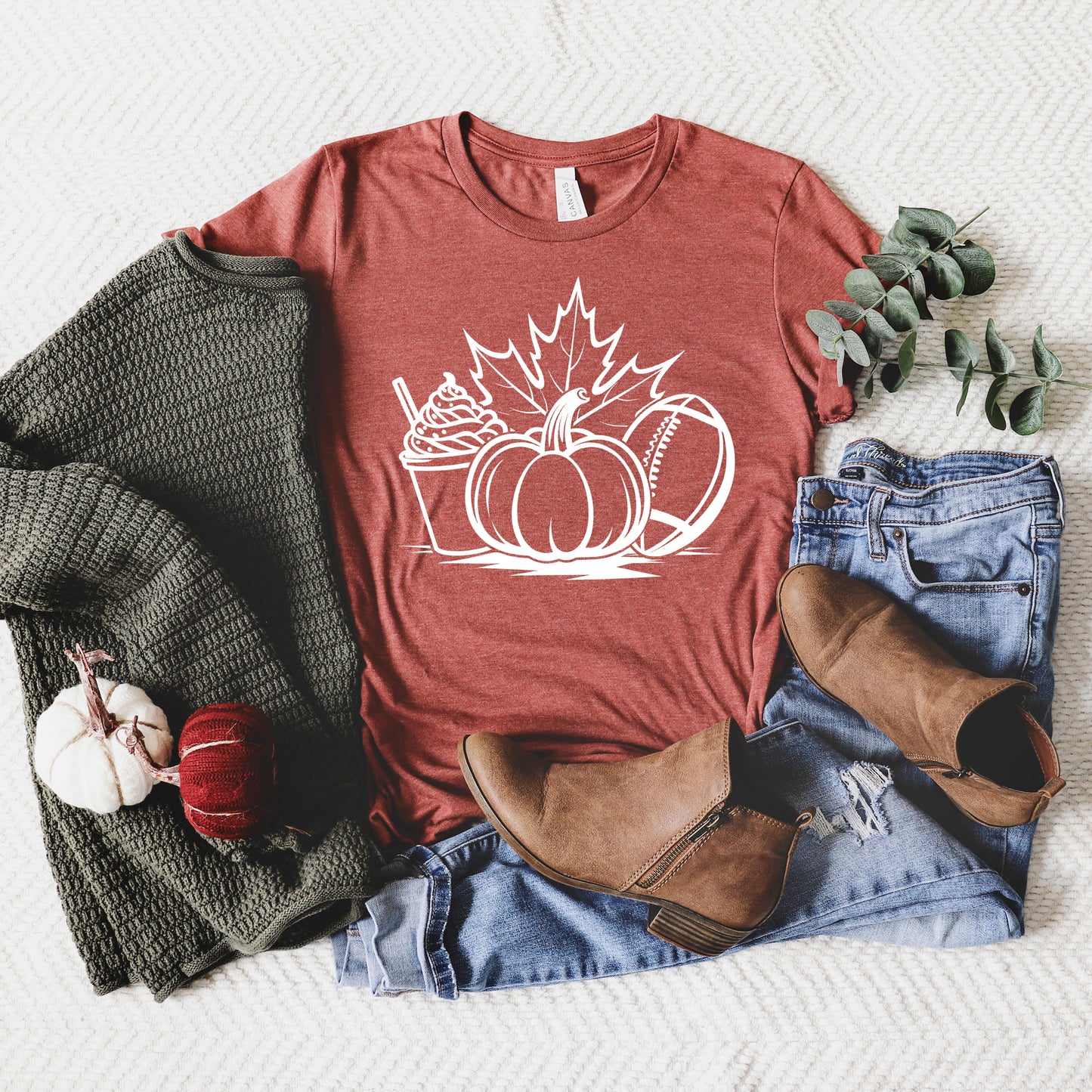 Fall Collage | Short Sleeve Crew Neck