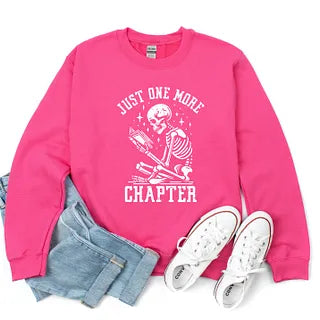 One More Chapter Skeleton | Sweatshirt