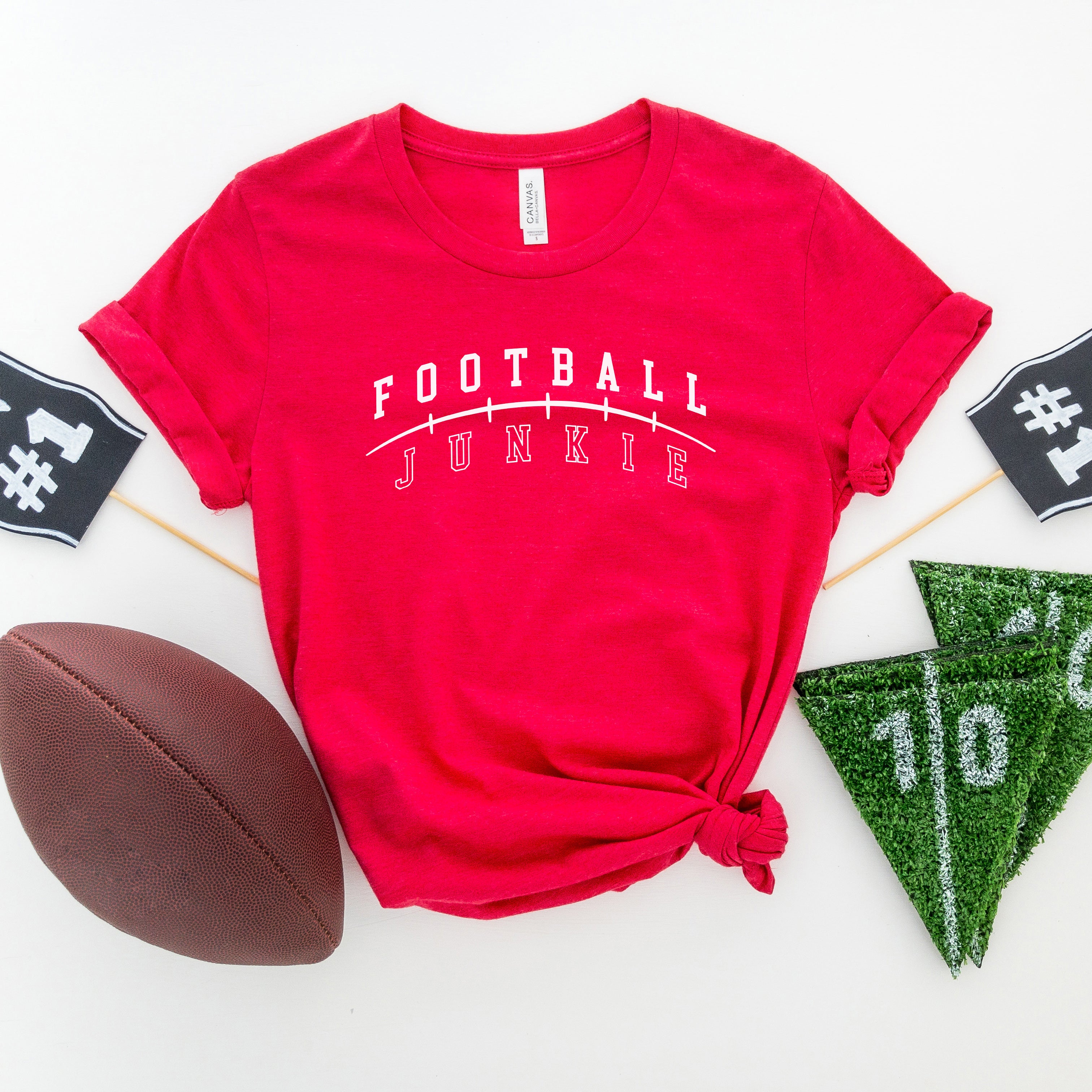 Football Junkie | Short Sleeve Graphic Tee