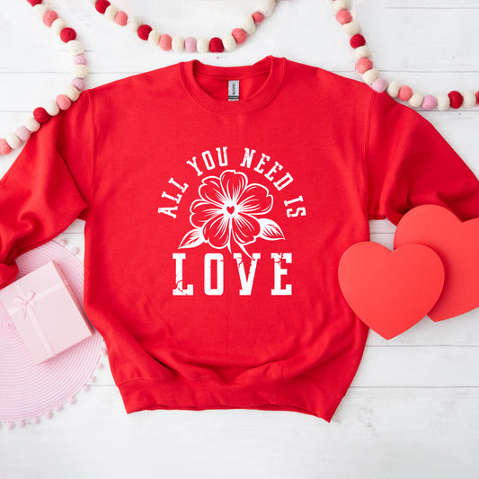 All You Need Is Love Flower | Sweatshirt