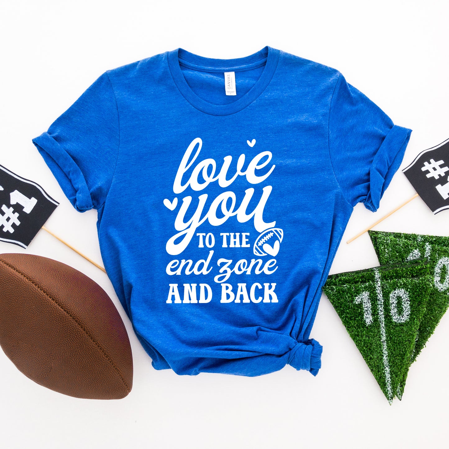 To The End Zone And Back | Short Sleeve Graphic Tee