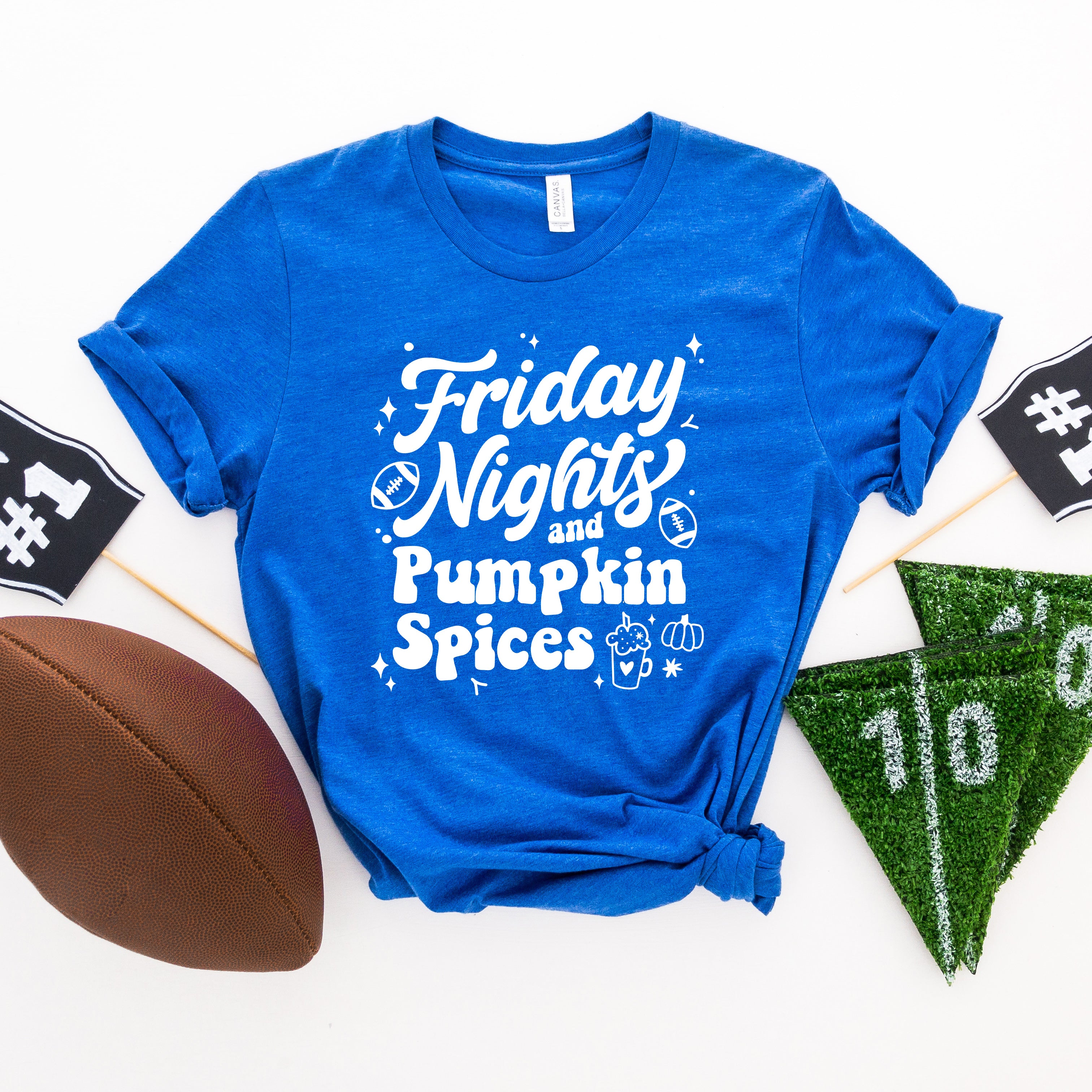 Friday Nights And Pumpkin Spices | Short Sleeve Graphic Tee