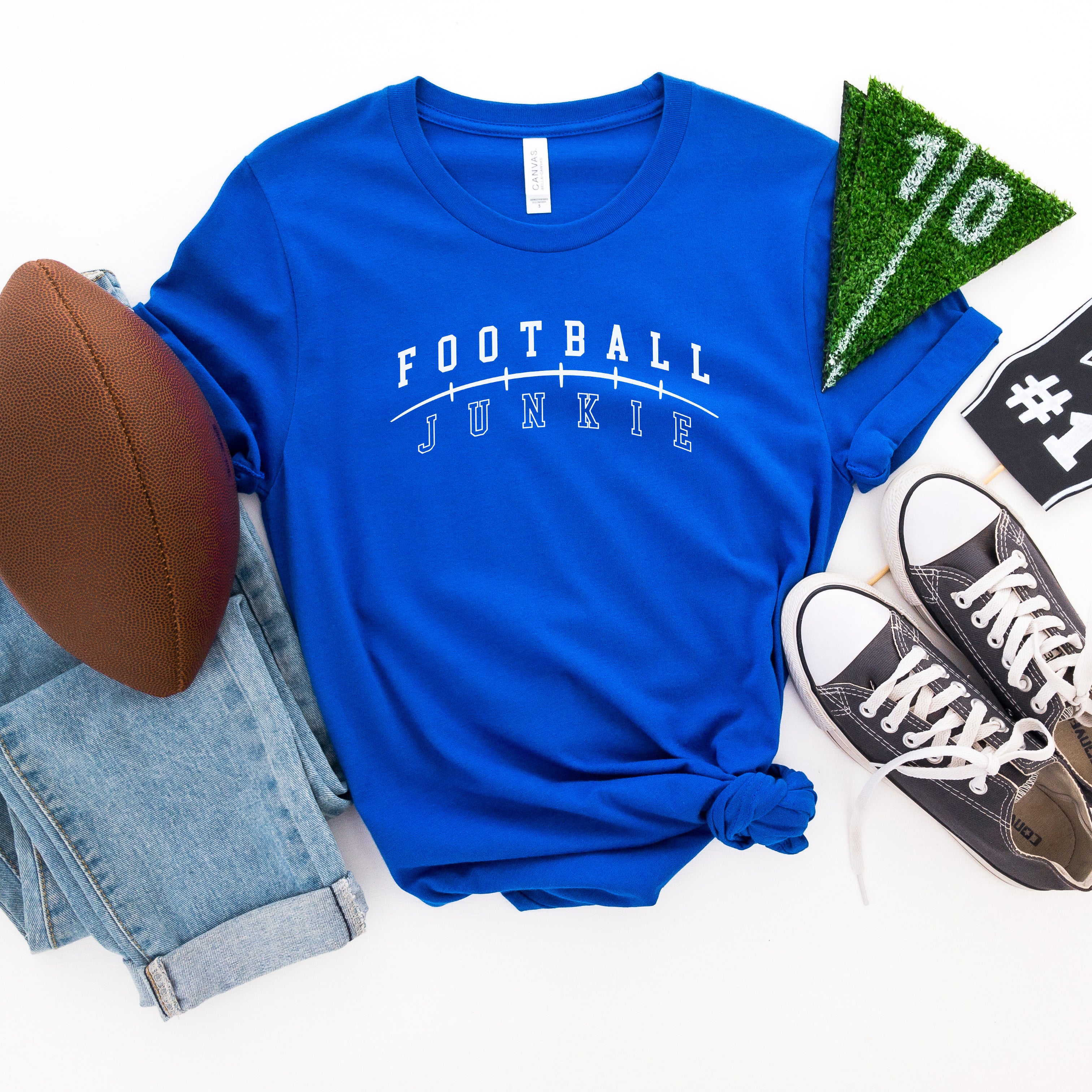Football Junkie | Short Sleeve Graphic Tee
