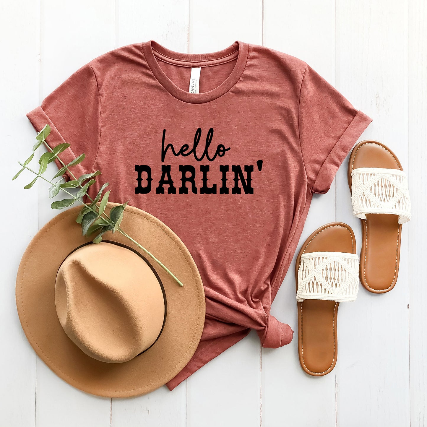 Hello Darlin' | Short Sleeve Graphic Tee