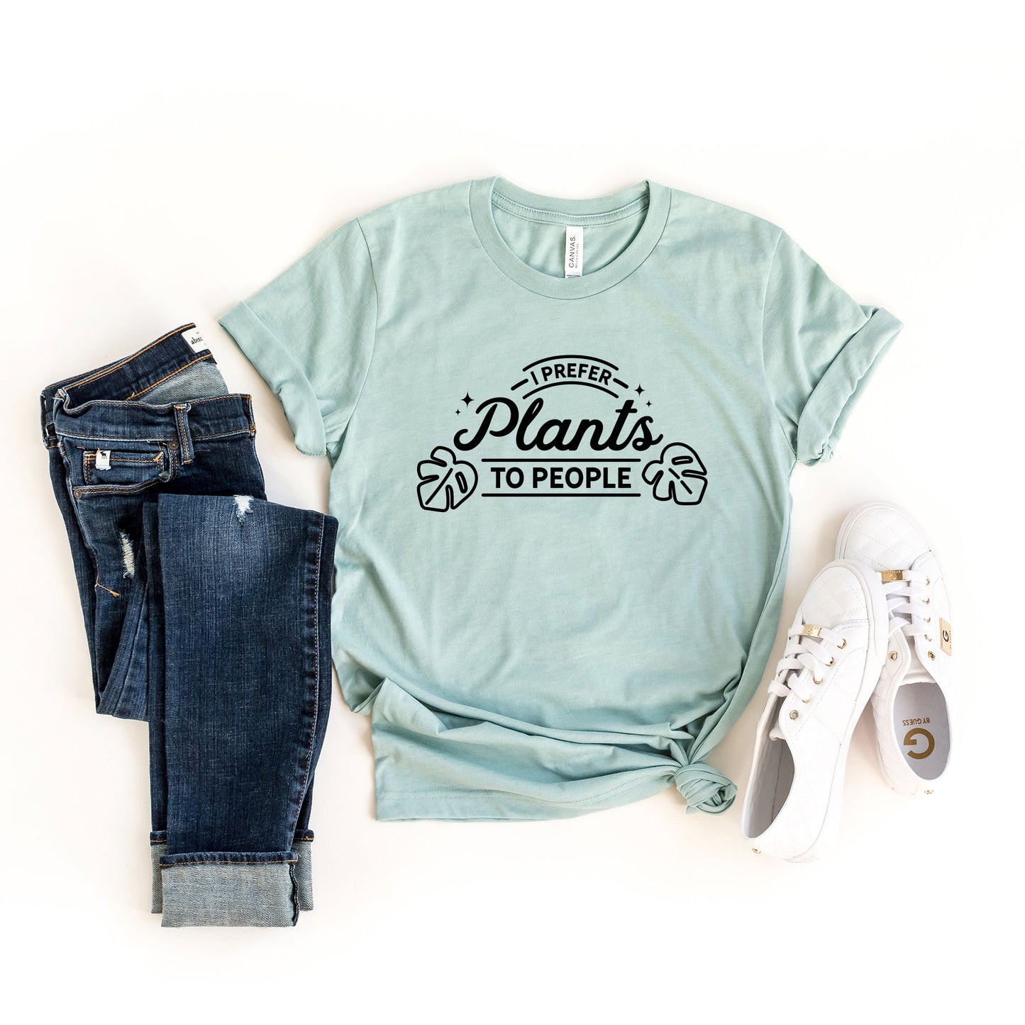 I Prefer Plants to People | Short Sleeve Graphic Tee