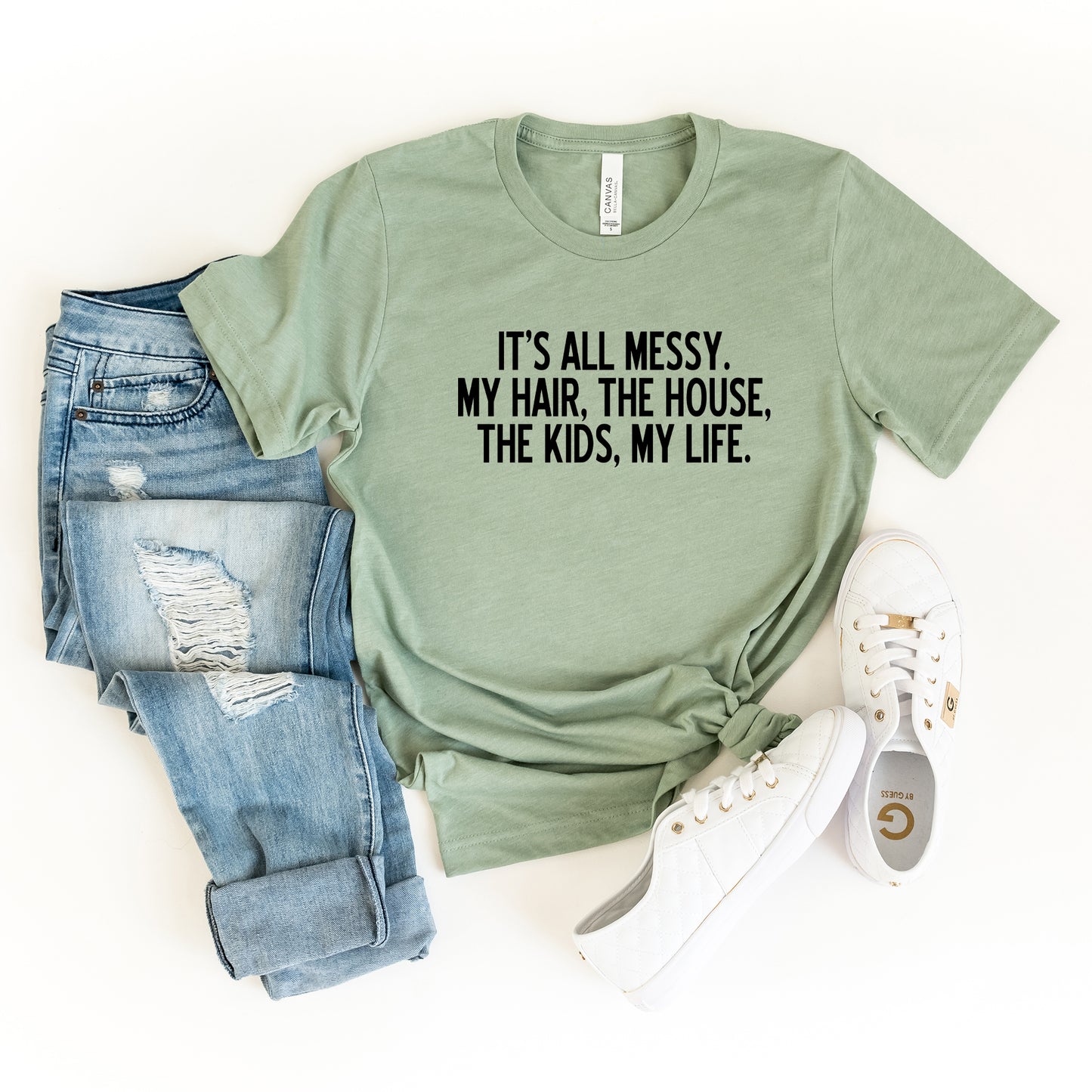 It's All Messy | Short Sleeve Graphic Tee