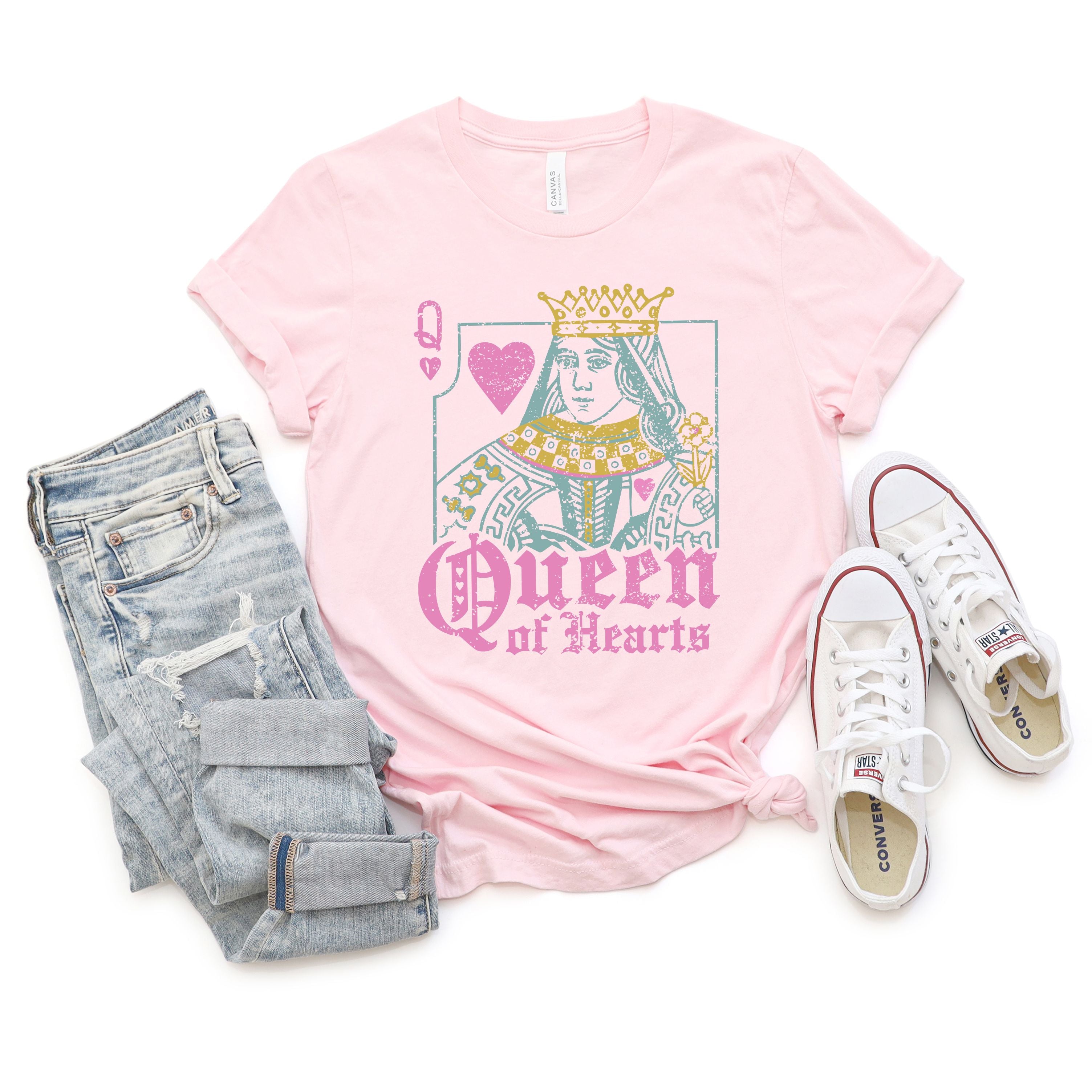 Queen of Hearts | Short Sleeve Crew Neck