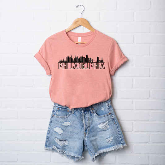 Philadelphia Buildings | Short Sleeve Crew Neck