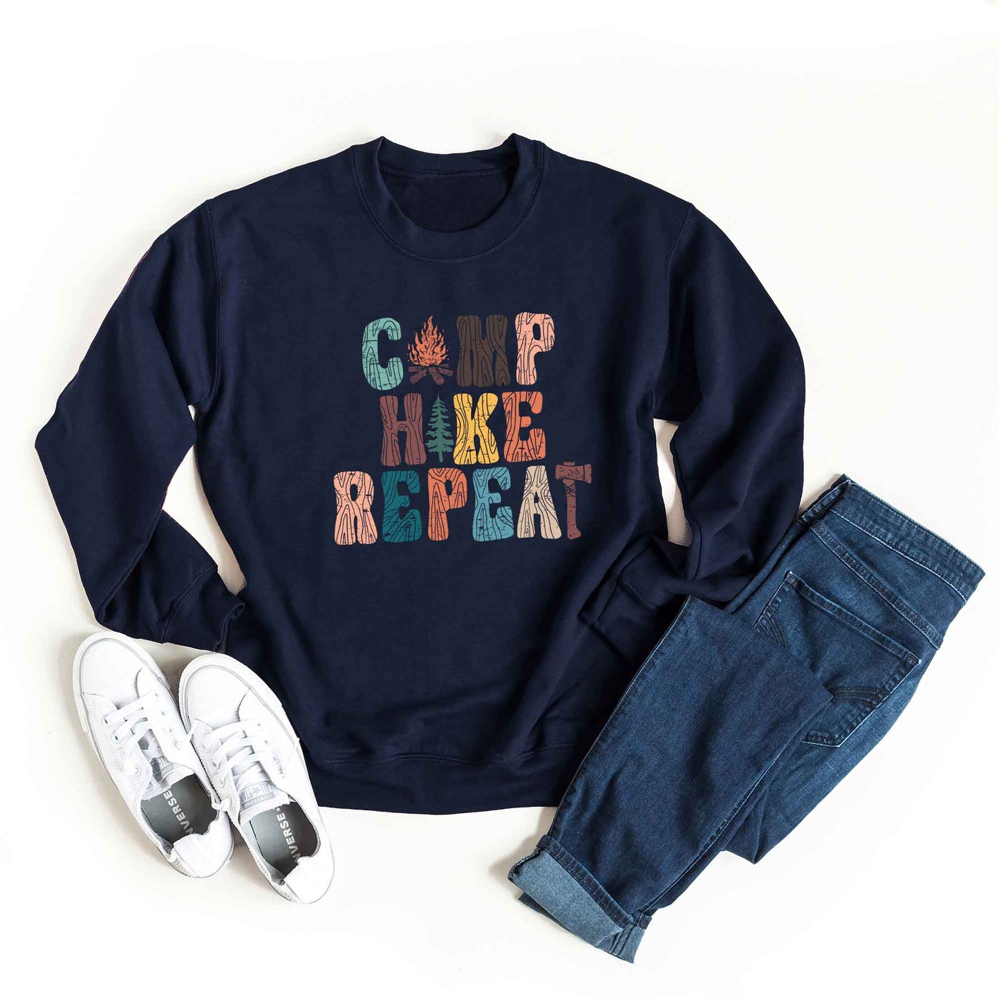 Camp Hike Repeat | Sweatshirt