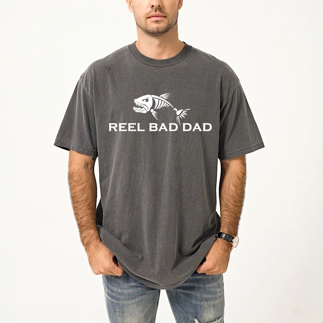 Reel Bad Dad | Men's Garment Dyed Tee