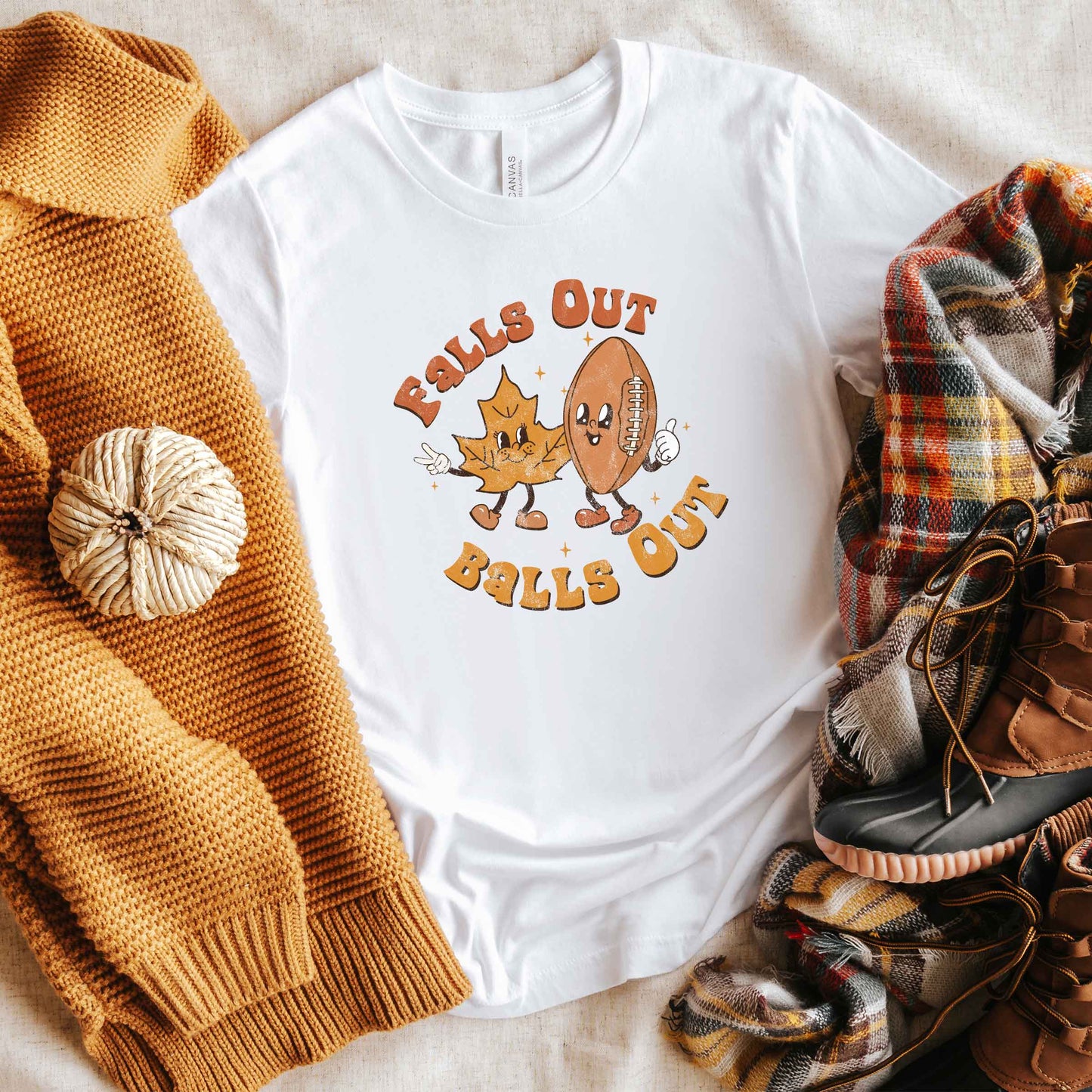 Falls Out Balls Out | Short Sleeve Crew Neck