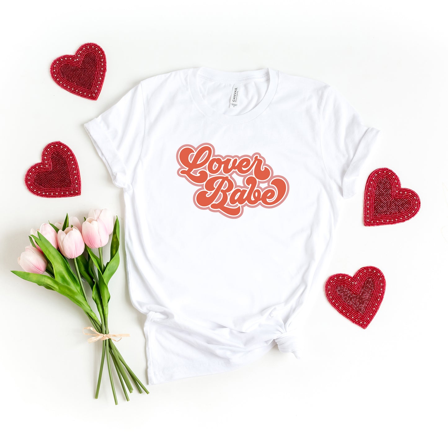 Lover Babe Retro | Short Sleeve Crew Neck