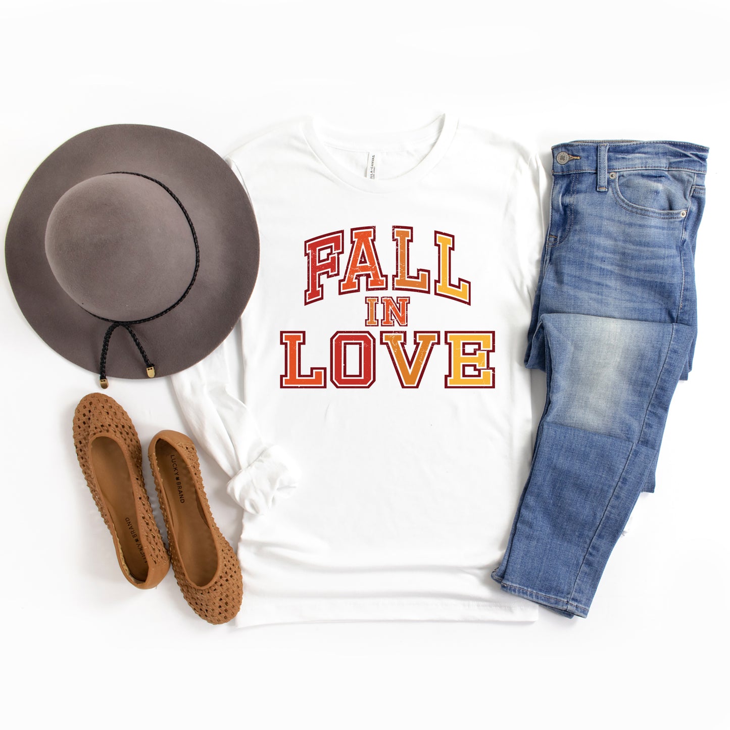 Fall In Love Ombre | Long Sleeve Crew Neck