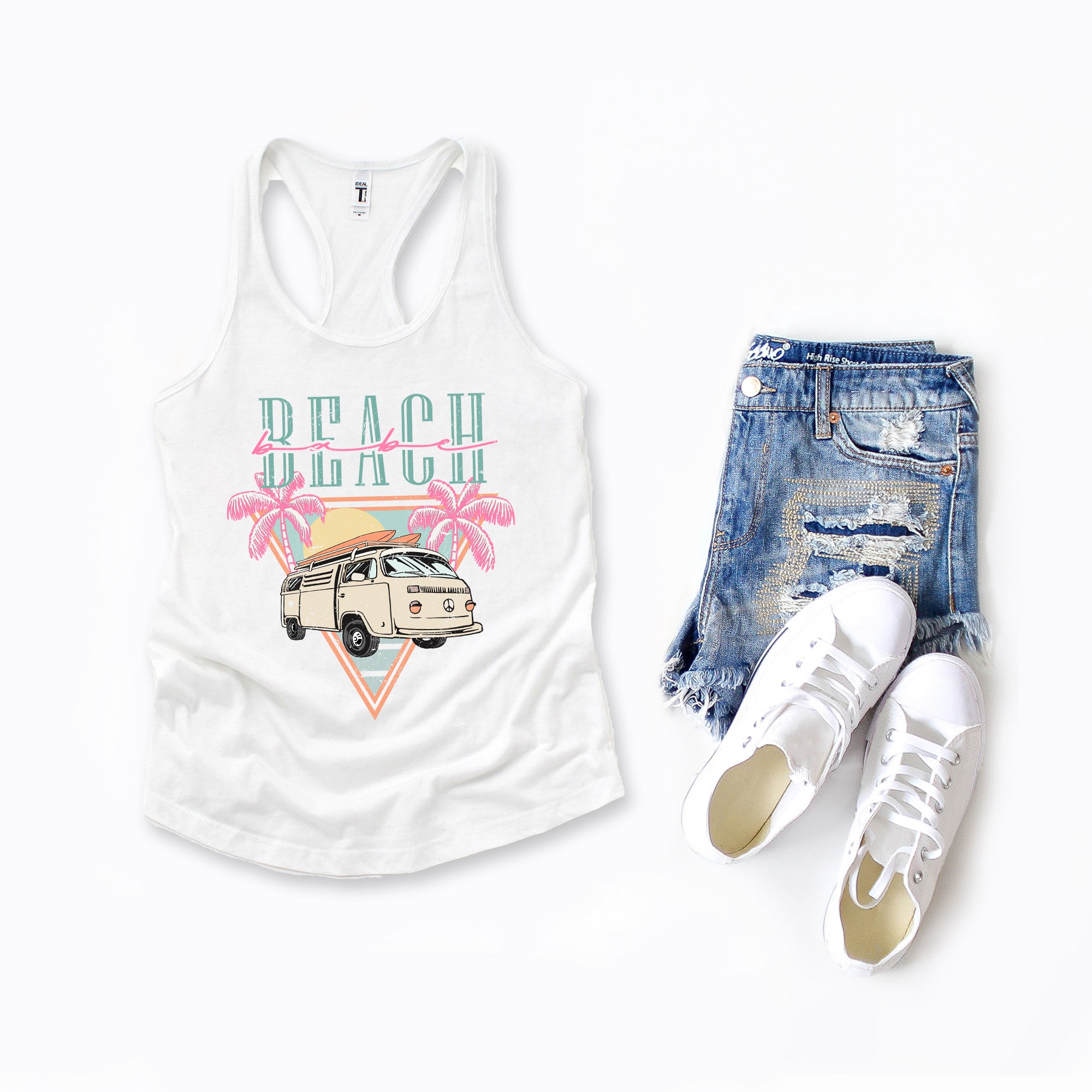 Beach Van Triangle | Racerback Tank