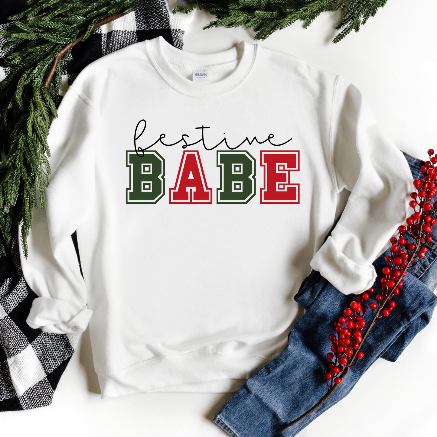 Festive Babe |Sweatshirt