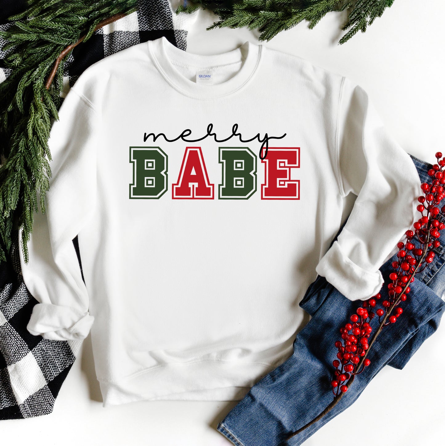 Merry Babe Bold |Sweatshirt