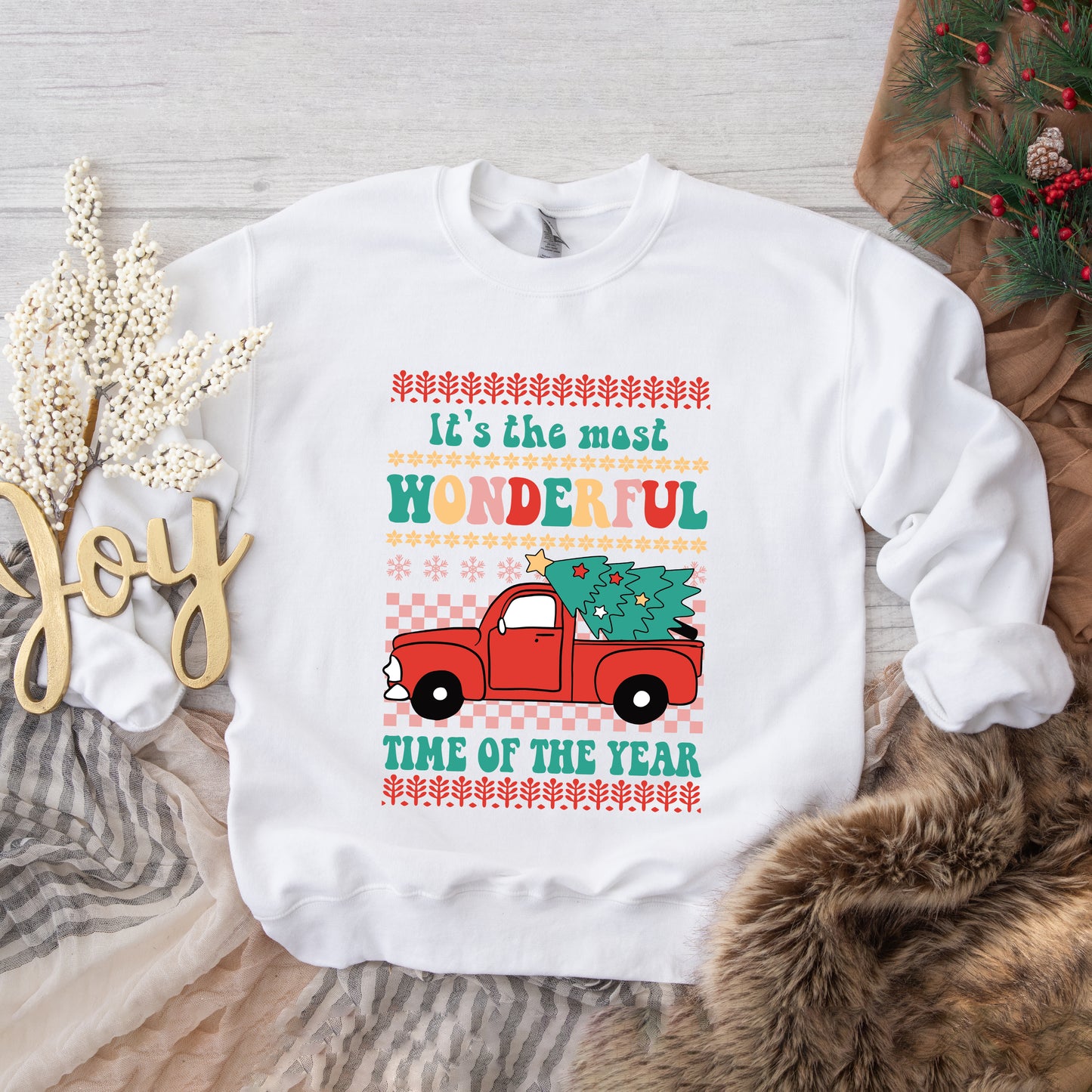 Most Wonderful Time Truck | Sweatshirt