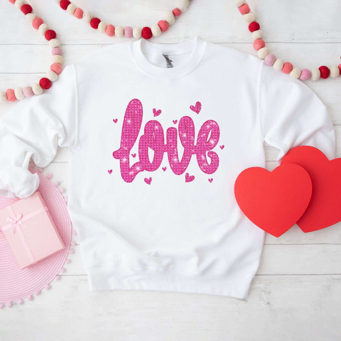 Love Pink Bling | Sweatshirt
