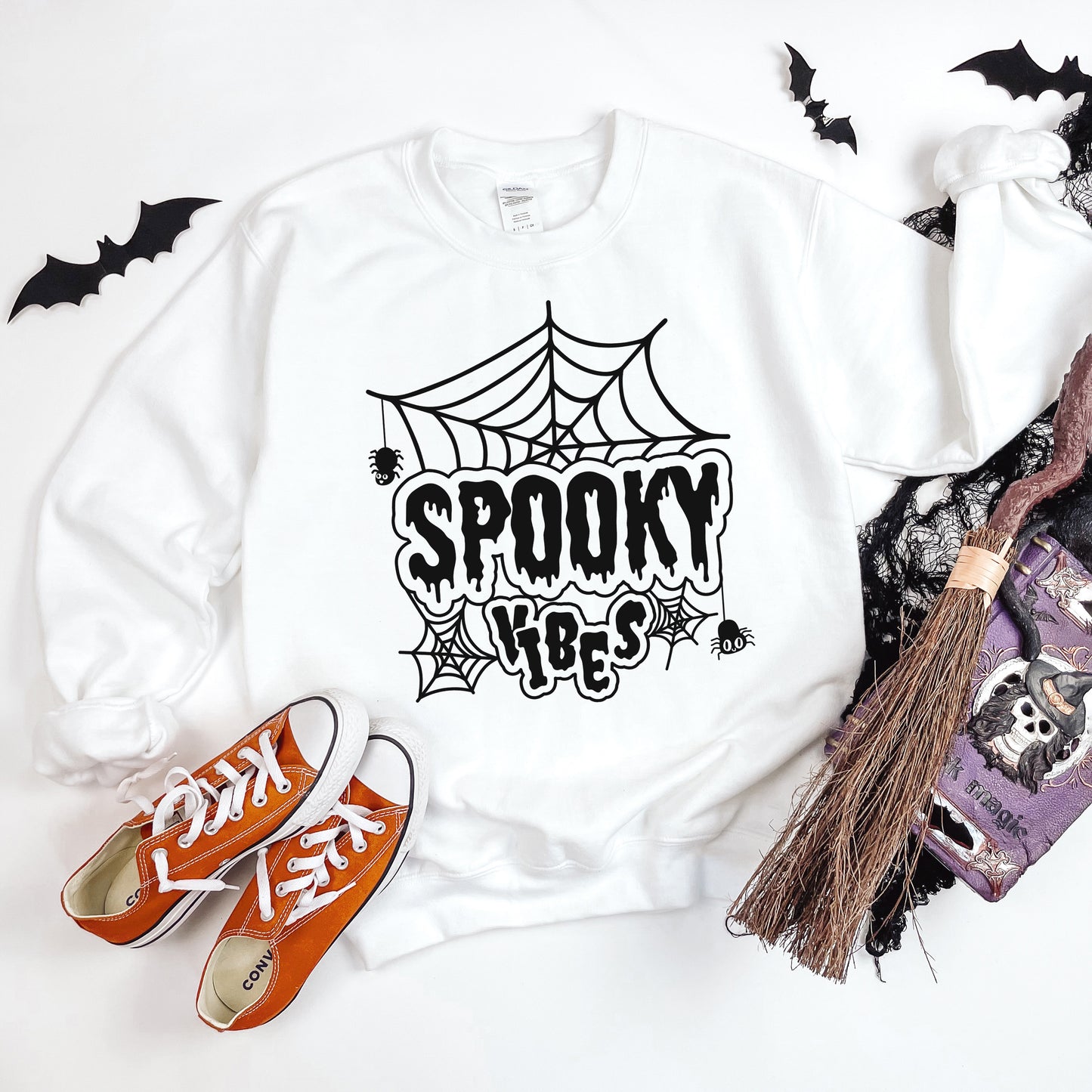 Spooky Vibes Web | Sweatshirt