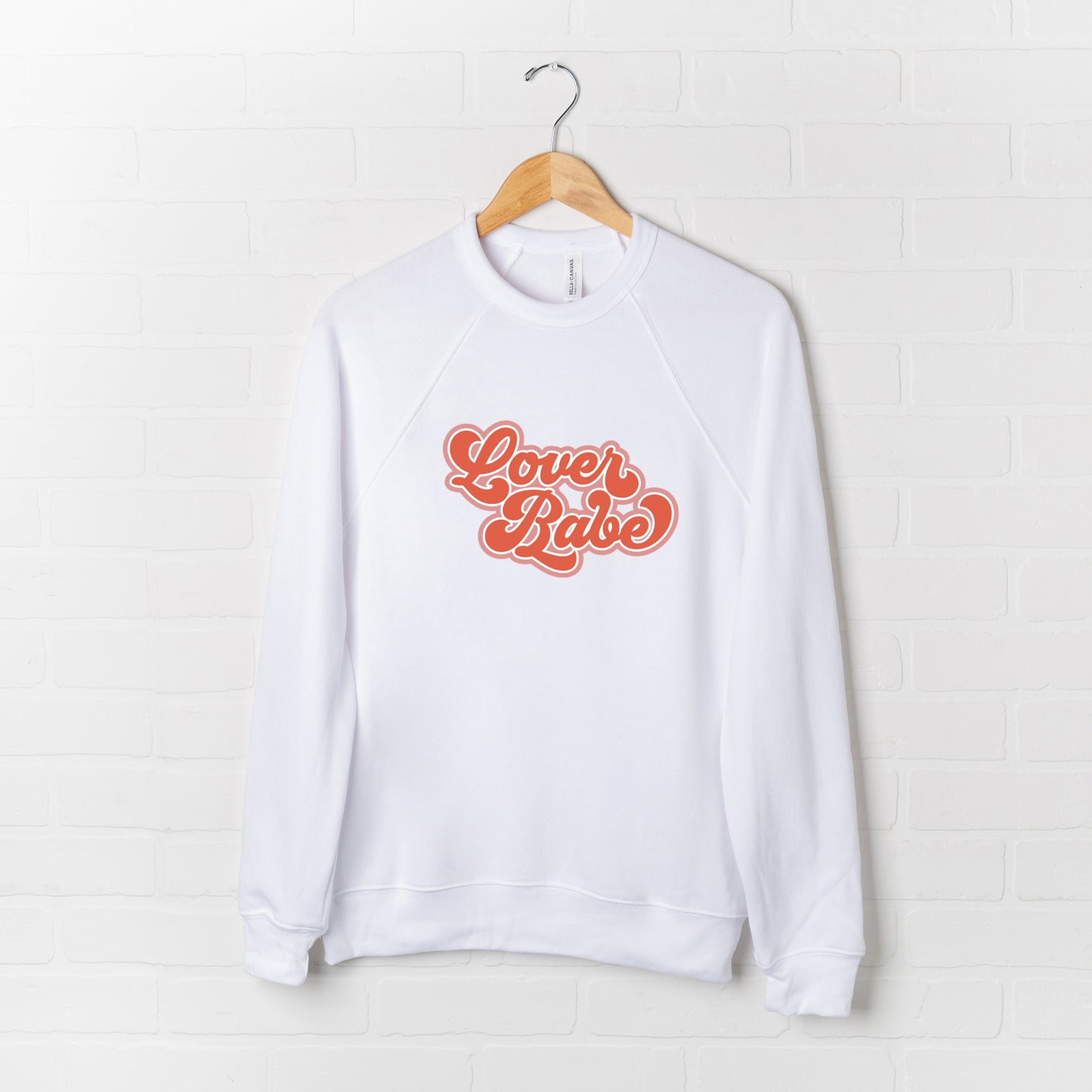 Lover Babe Retro | Bella Canvas Sweatshirt