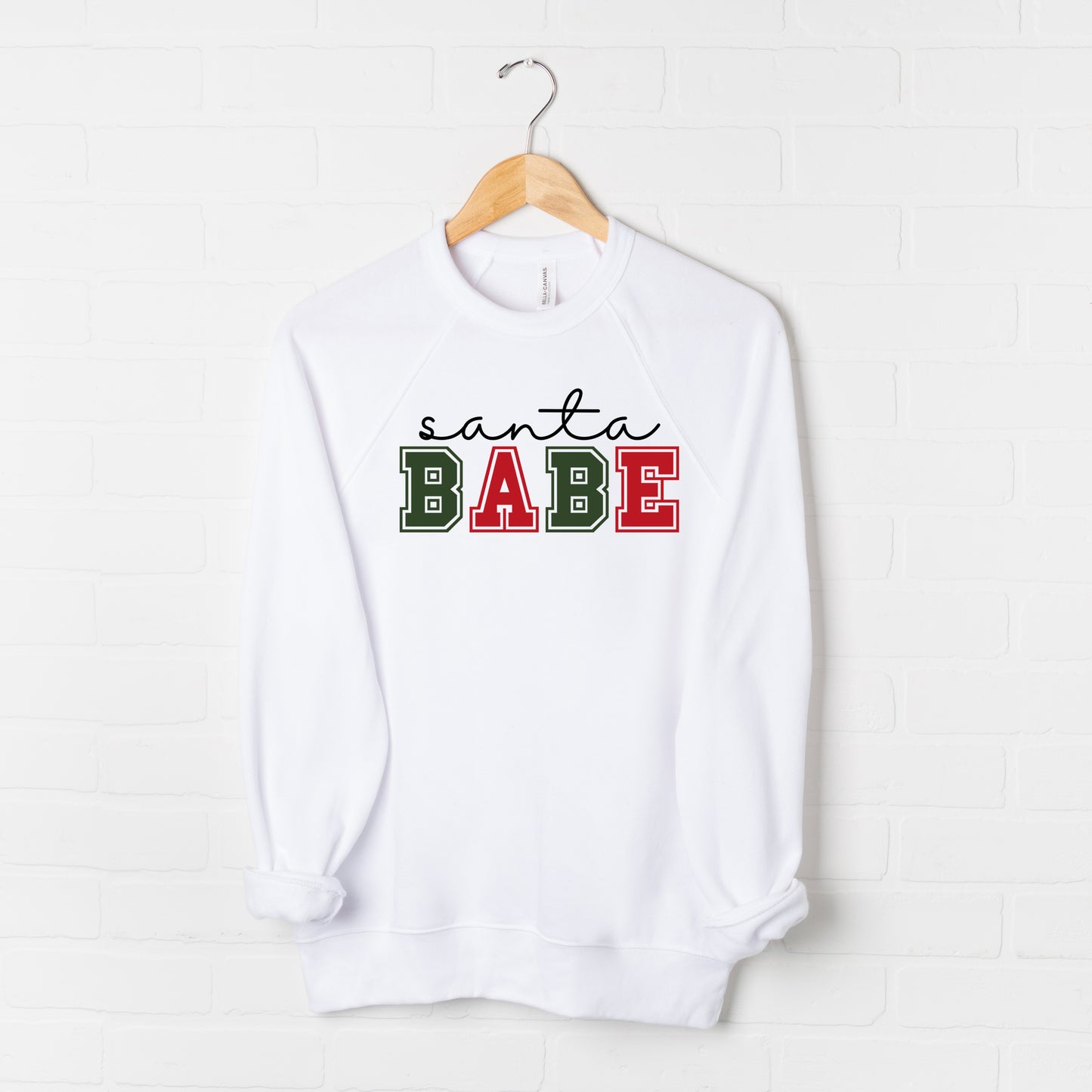 Santa Babe Bold | Bella Canvas Sweatshirt