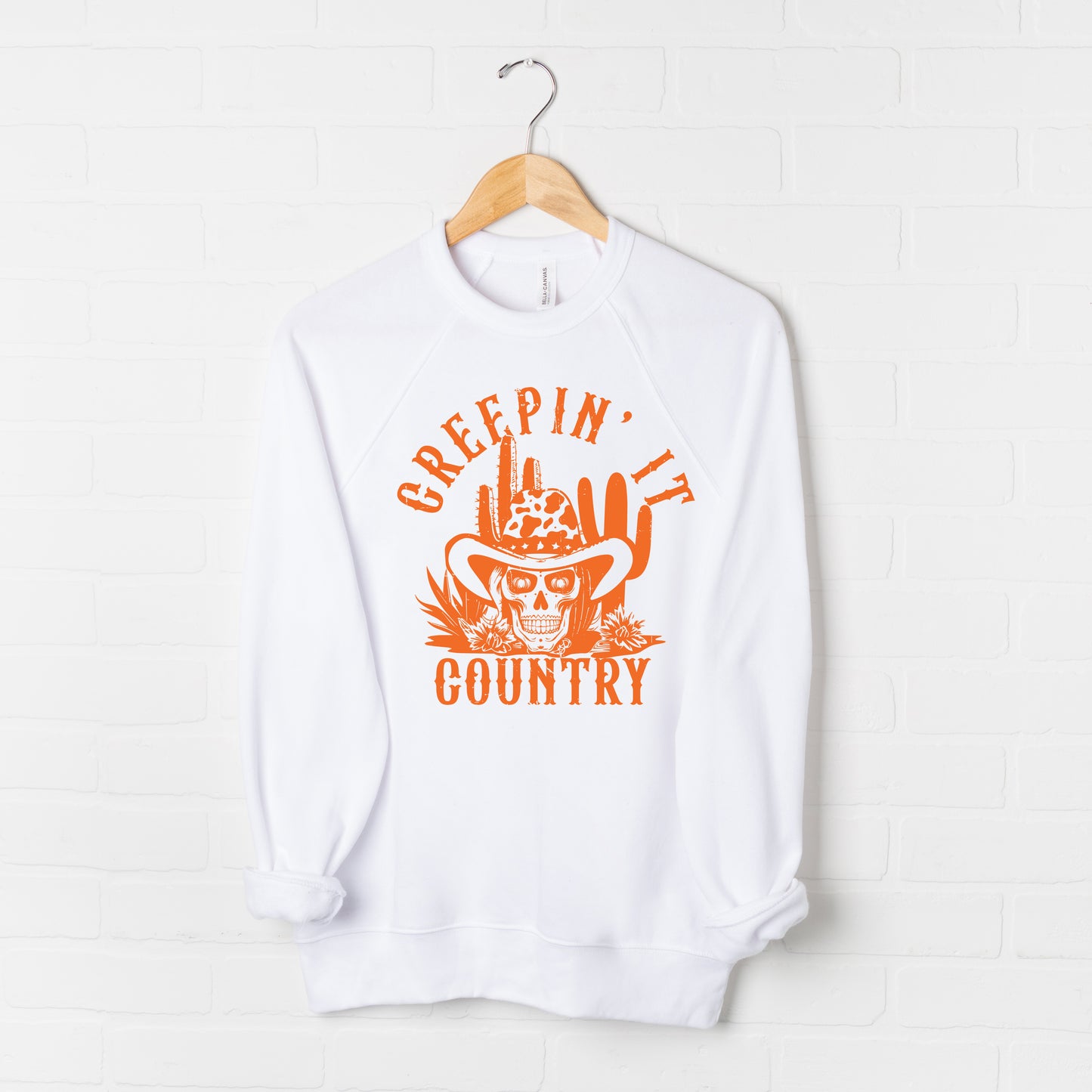 Creepin' It Country | Bella Canvas Sweatshirt