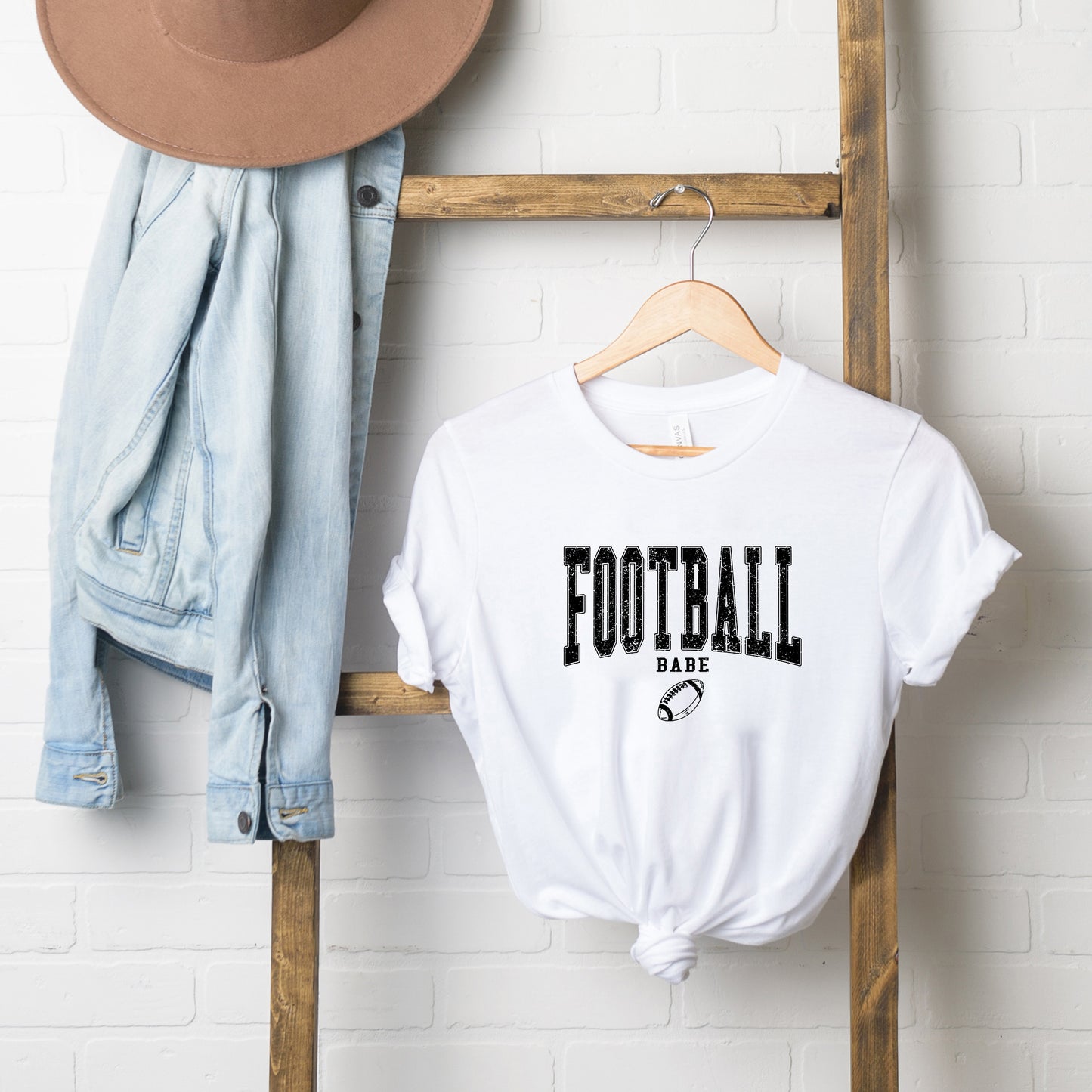 Varsity Football Babe | Short Sleeve Graphic Tee