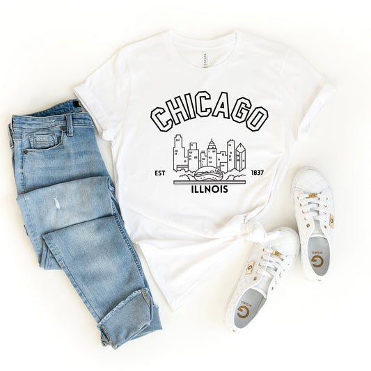 Chicago EST 1837 | Short Sleeve Crew Neck