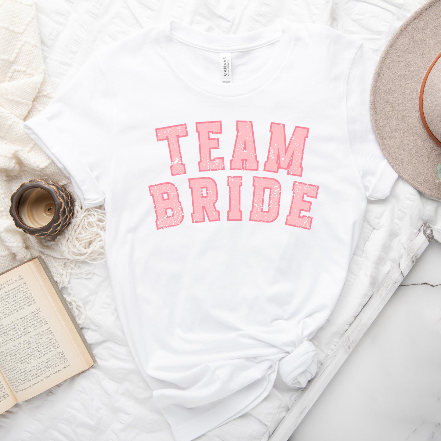 Pink Team Bride | Short Sleeve Crew Neck