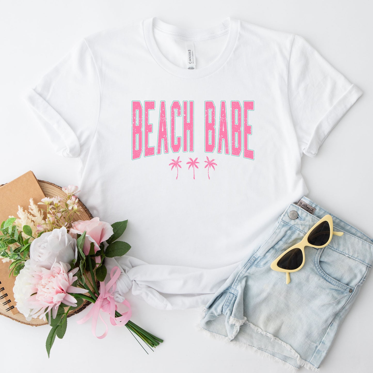Beach Babe Trees | Short Sleeve Graphic Tee