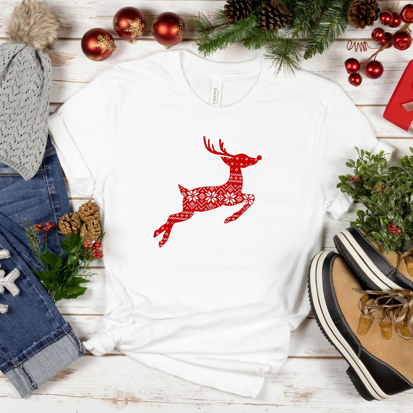 Clearance Rudolph Sweater | Short Sleeve Graphic Tee