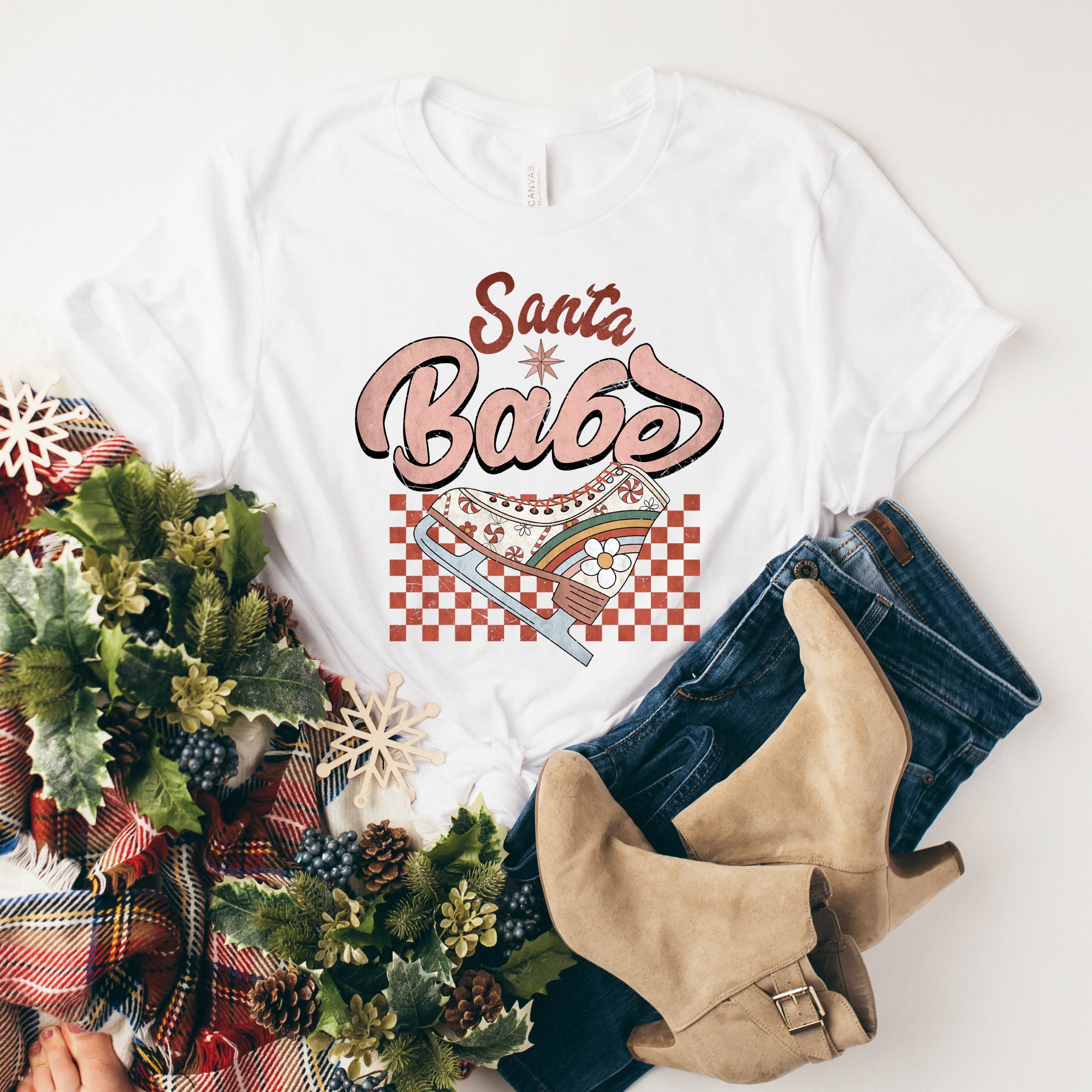 Santa Babe | Short Sleeve Crew Neck