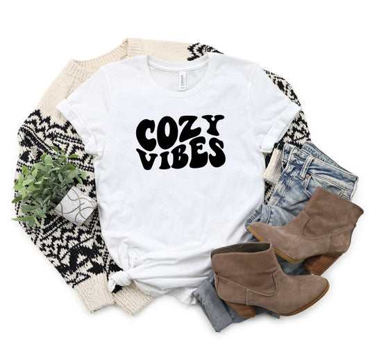 Cozy Vibes | Short Sleeve Graphic Tee