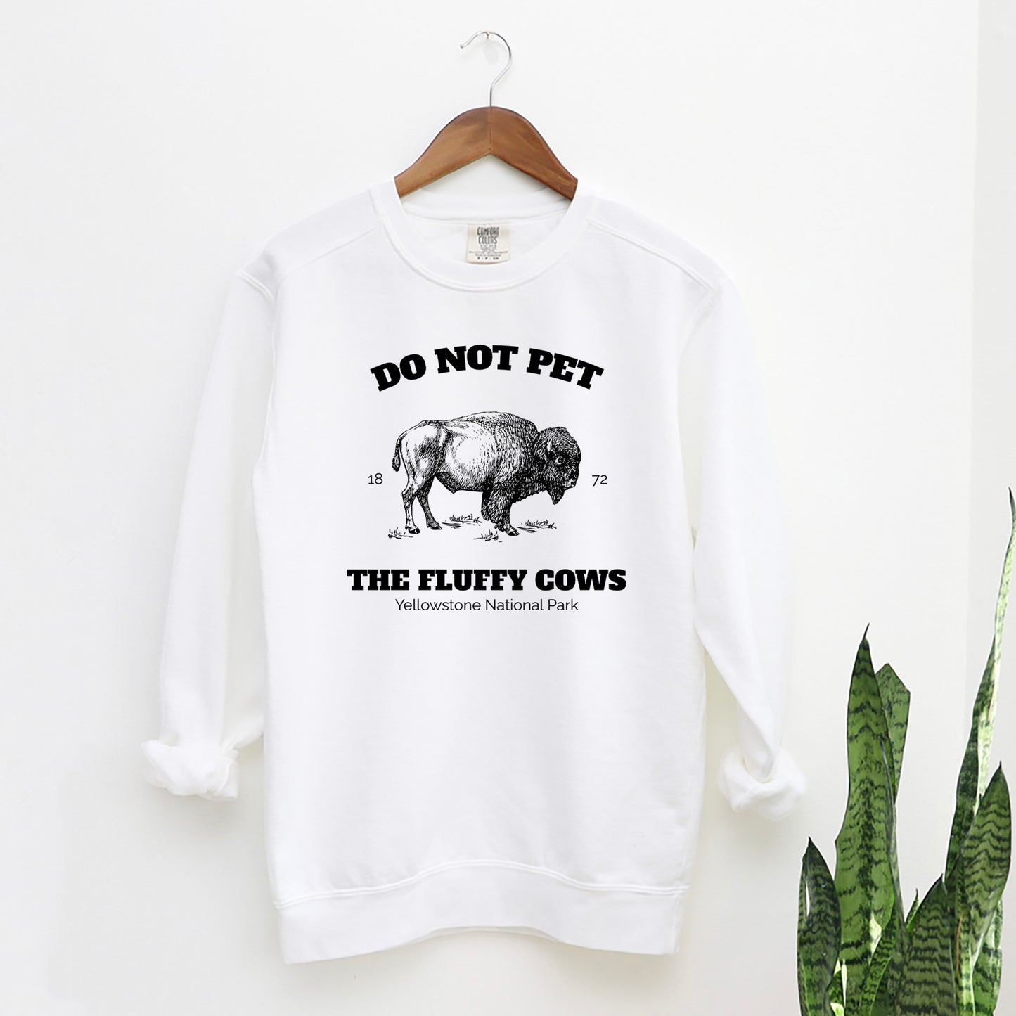 Yellowstone Fluffy Cows | Garment Dyed Sweatshirt