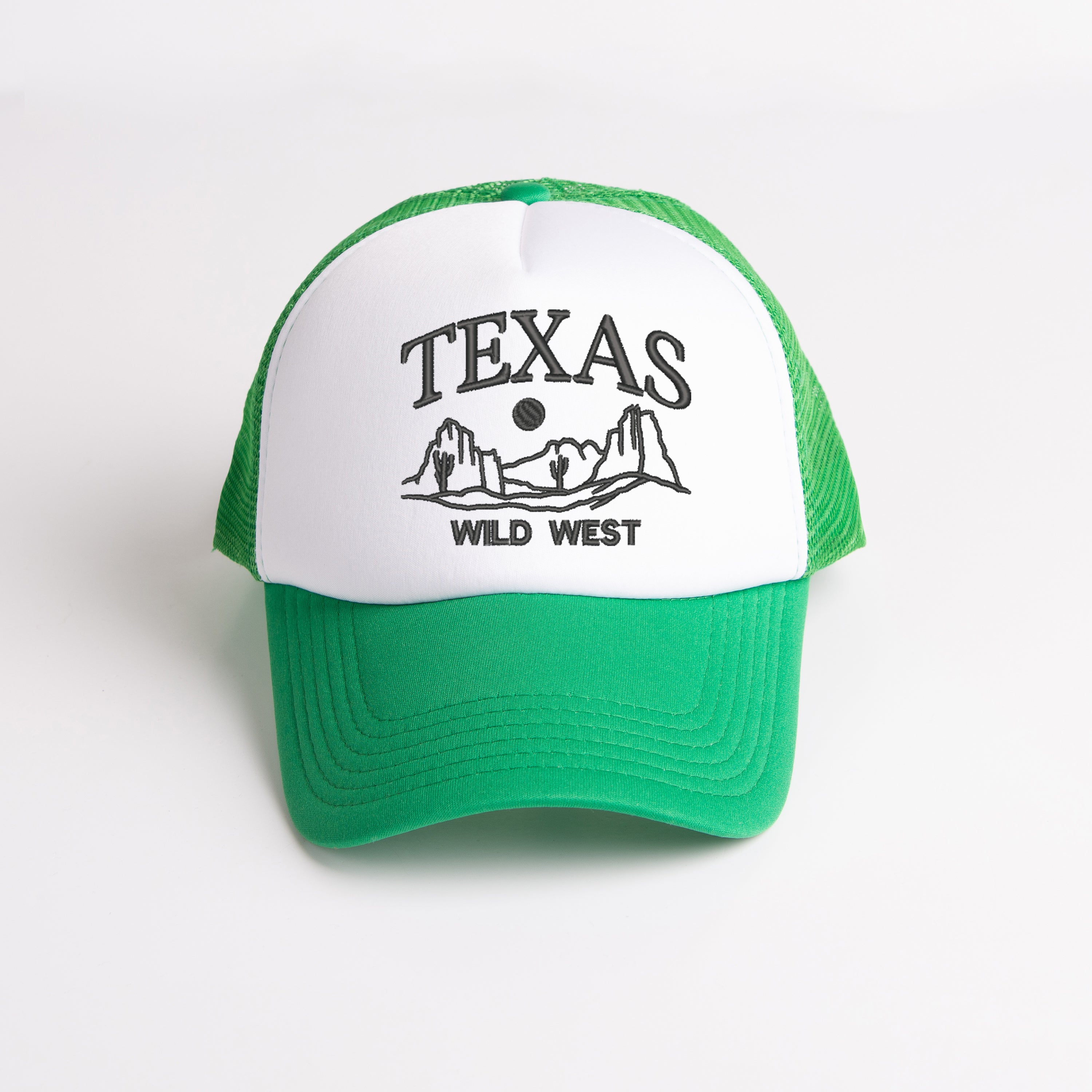 Embroidered Texas Wild West | Foam Trucker Hat