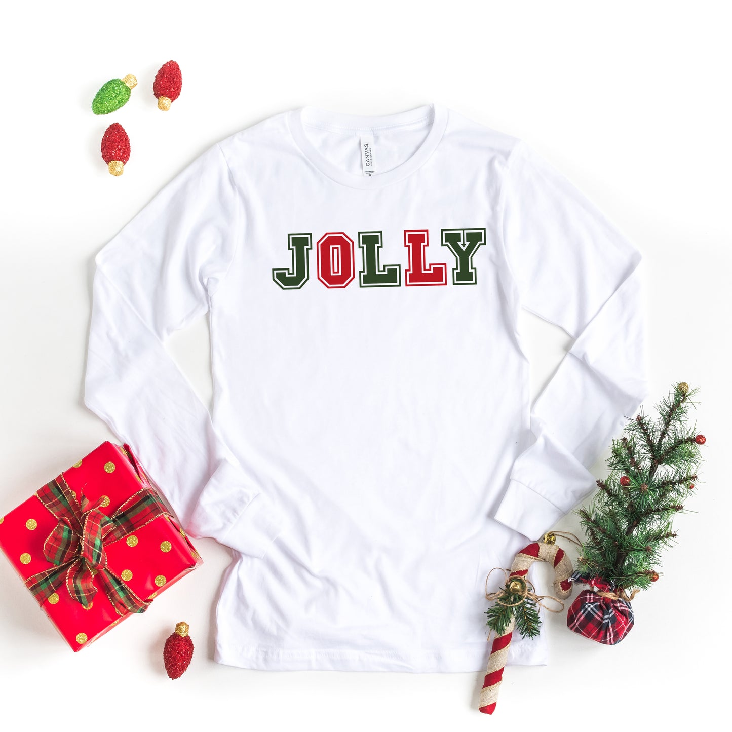 Jolly Colorful Bold | Long Sleeve Crew Neck