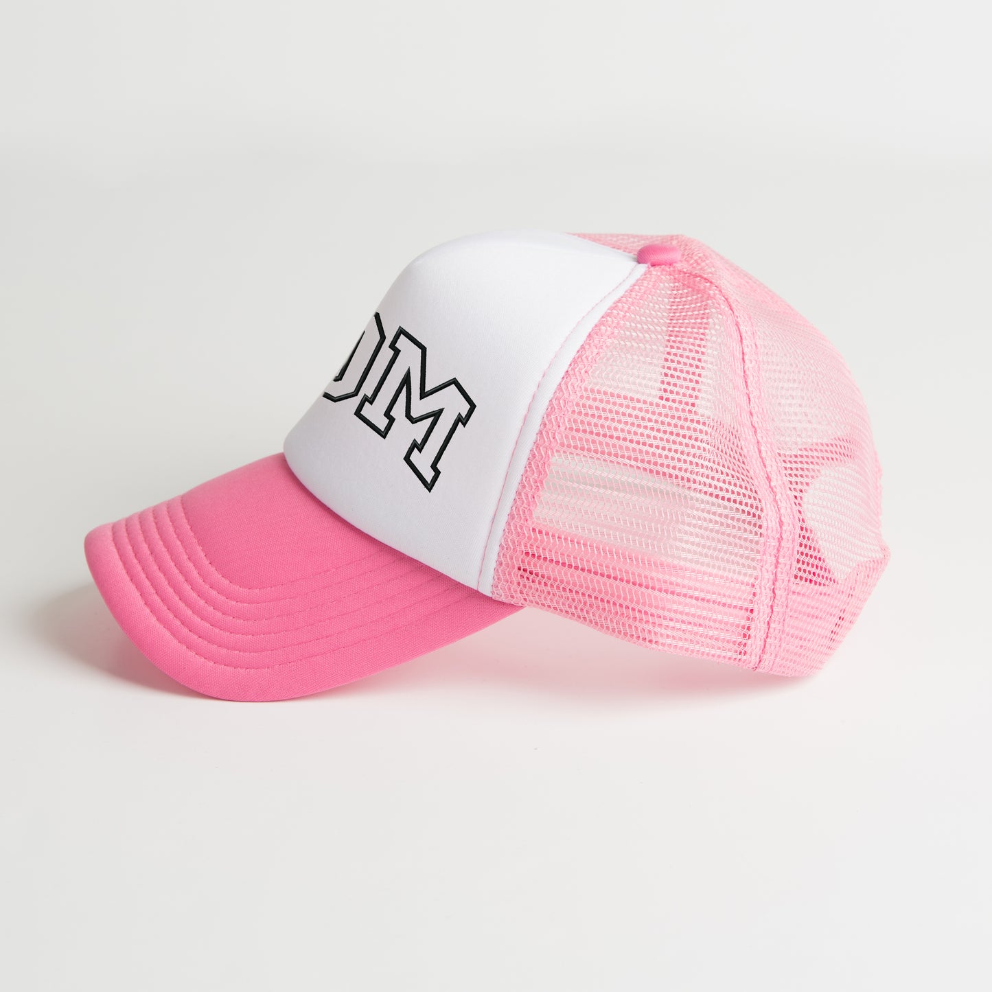 Embroidered Mom Varsity Outline | Embroidered Foam Trucker Hat