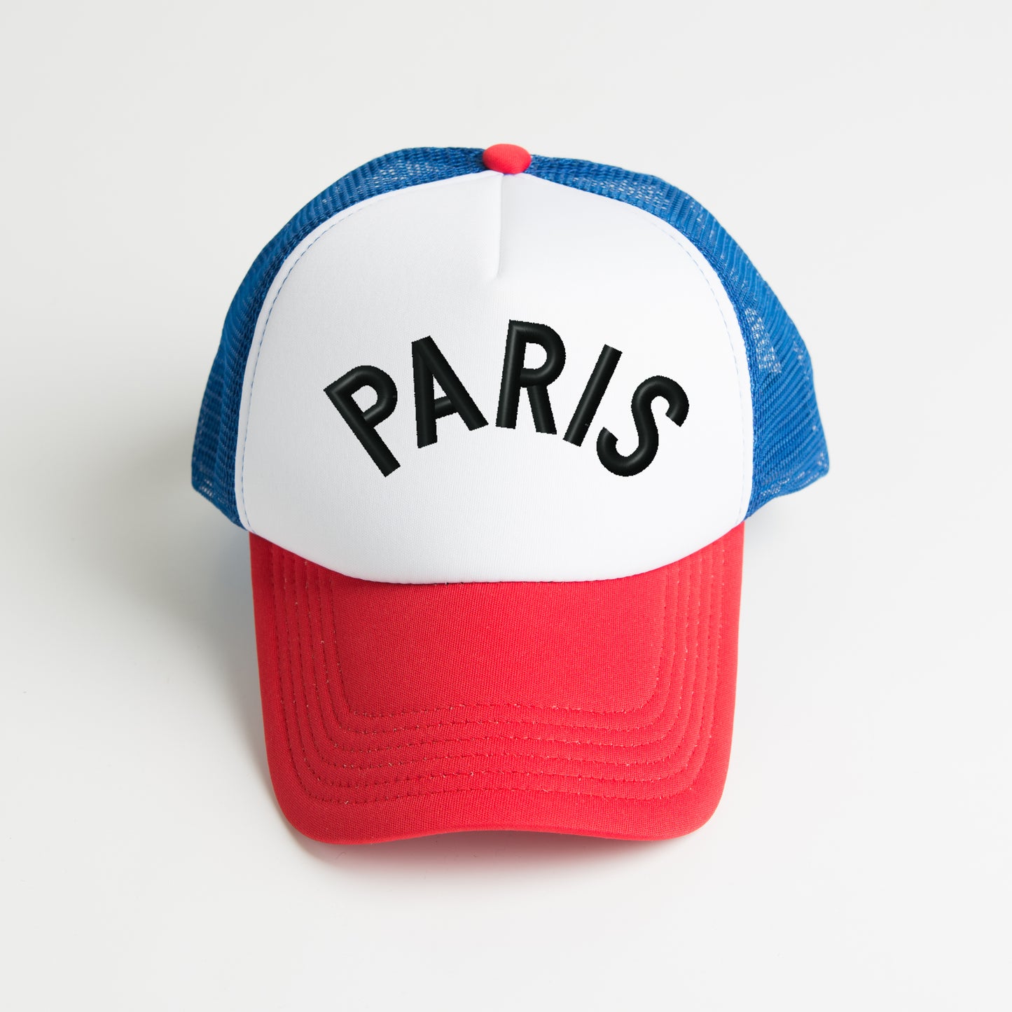 Embroidered Paris Arched | Foam Trucker Hat