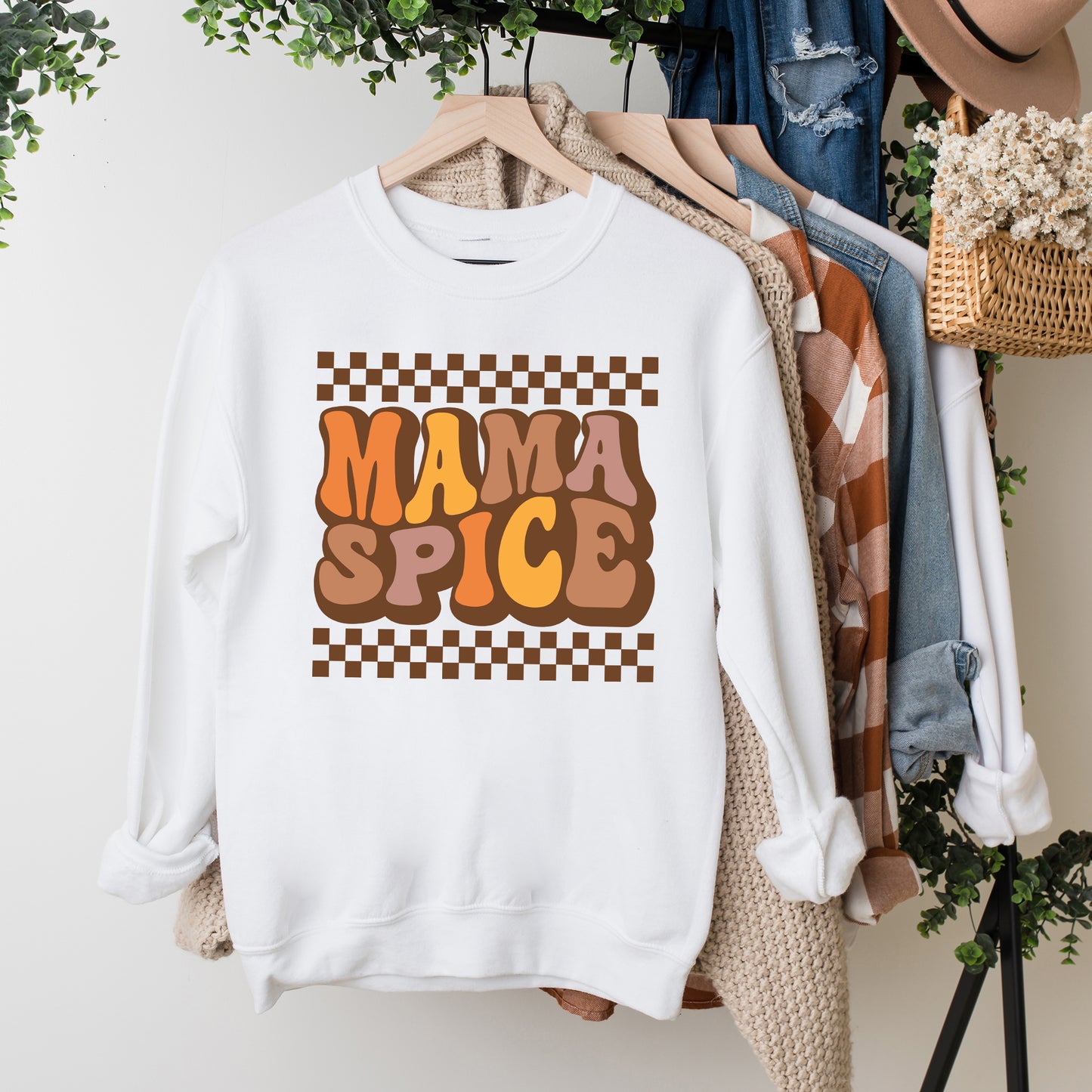 Mama Spice Checkered | Sweatshirt