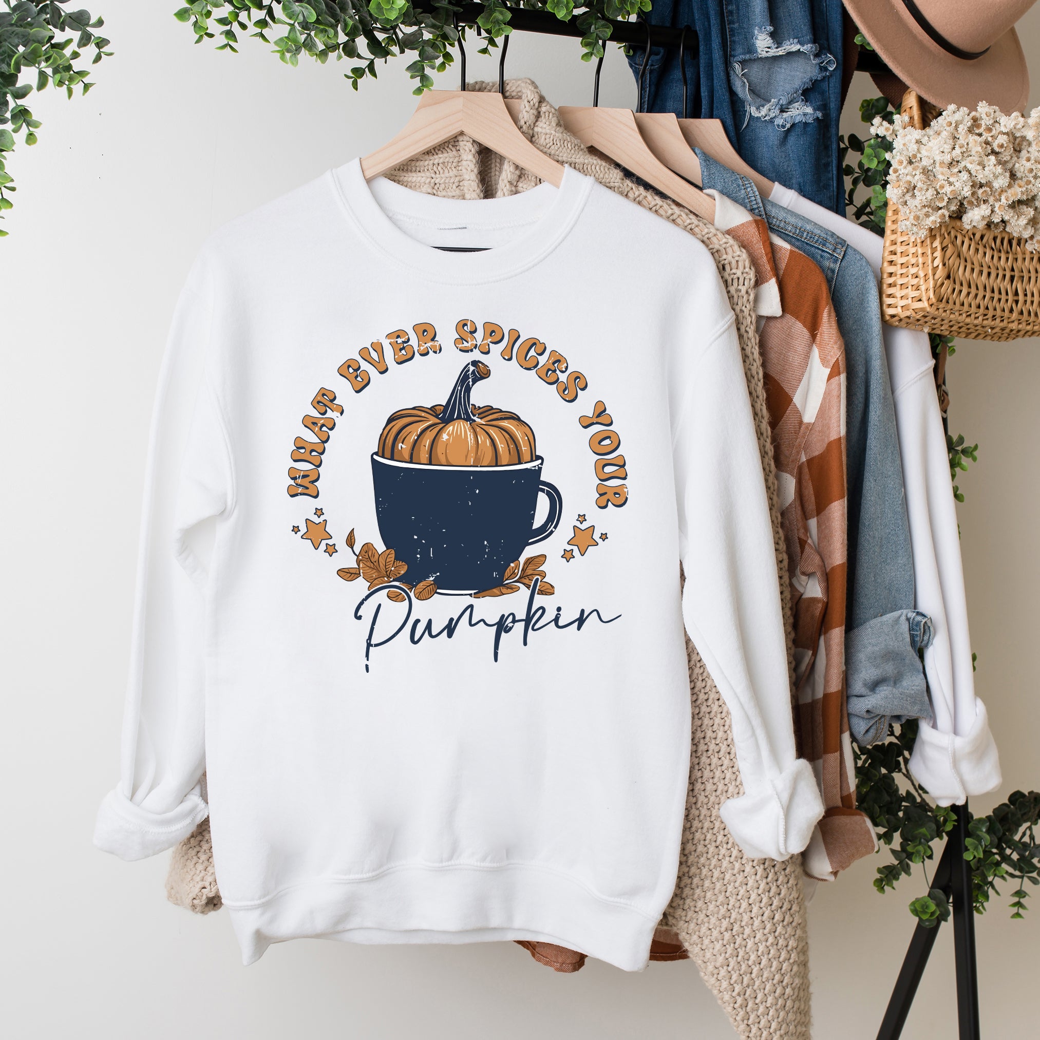 Whatever Spices Your Pumpkin Mug | Sweatshirt