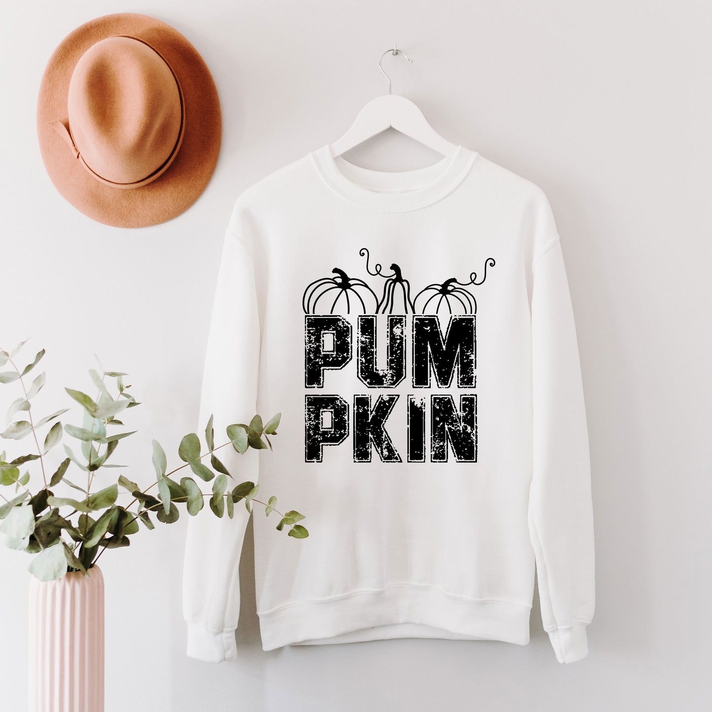 Pumpkin Distressed | Sweatshirt