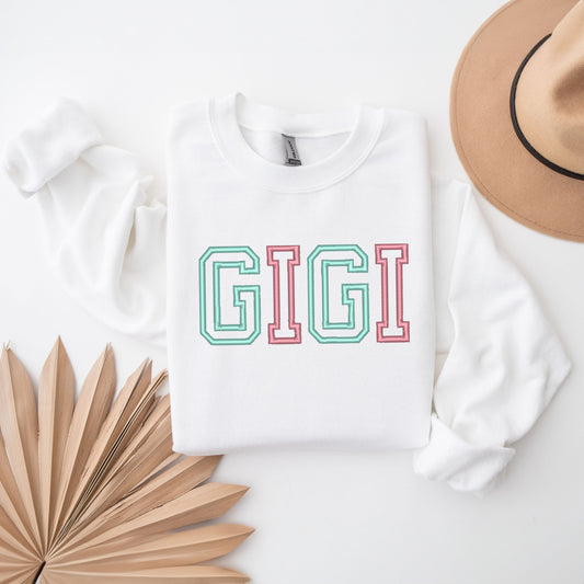 Embroidered Gigi Outline | Sweatshirt